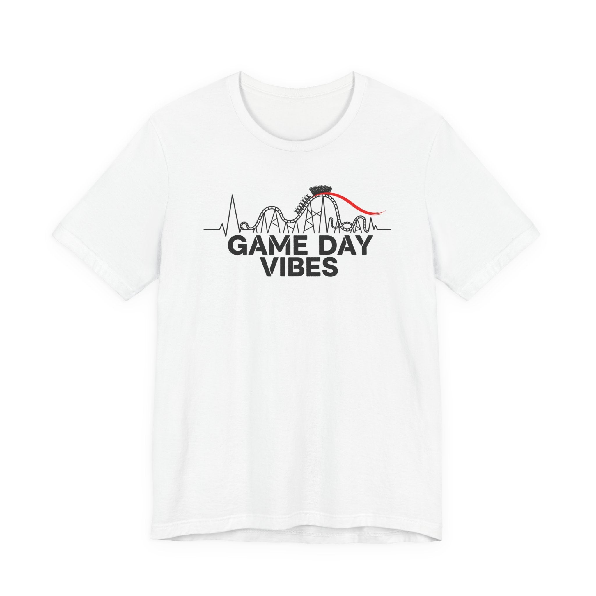 Game Day Vibes Tee | sports fan shirt, game day shirt, rollercoaster emotions design