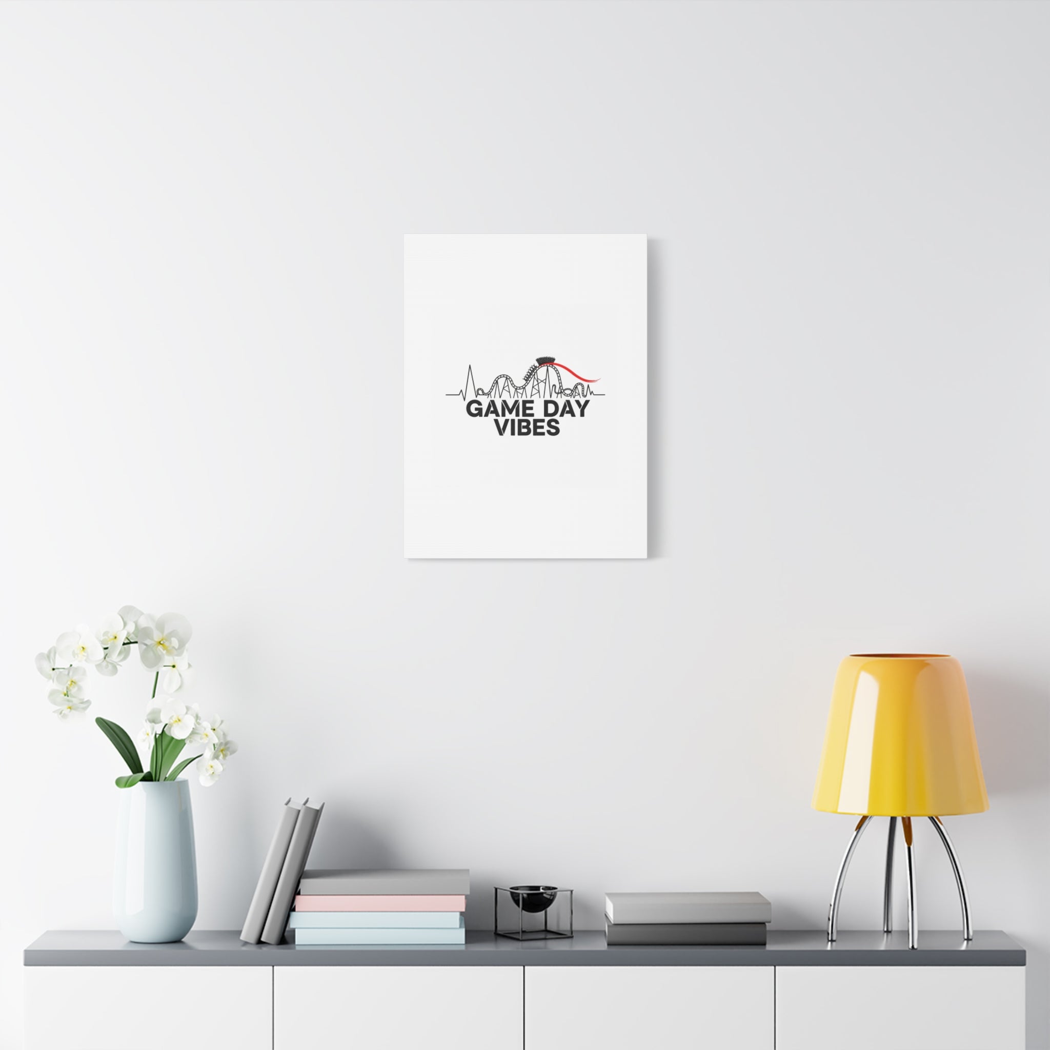 Game Day Vibes Canvas | Sports Fan Rollercoaster, Team Neutral Fan Gear