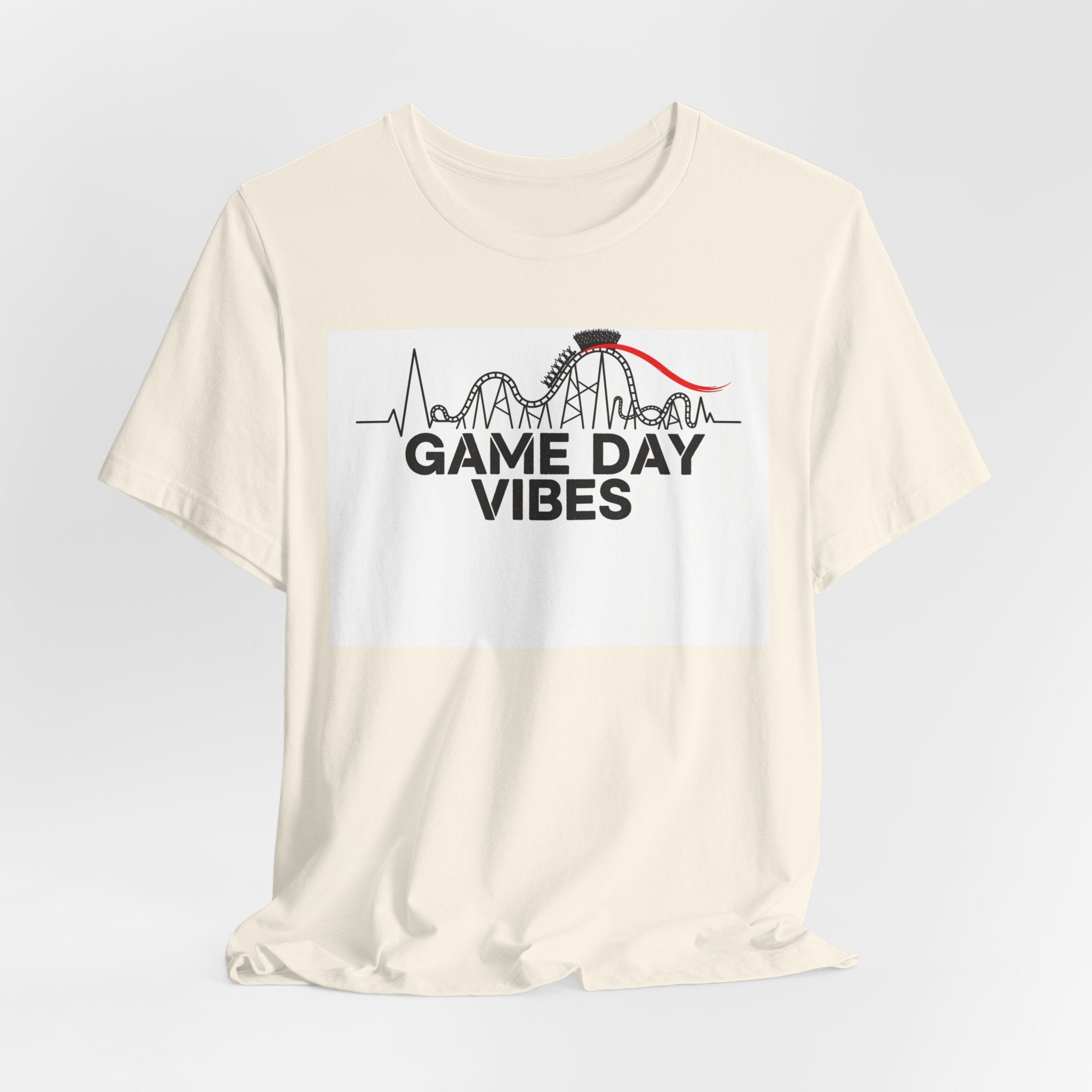 Game Day Vibes Tee | sports fan shirt, game day shirt, rollercoaster emotions design