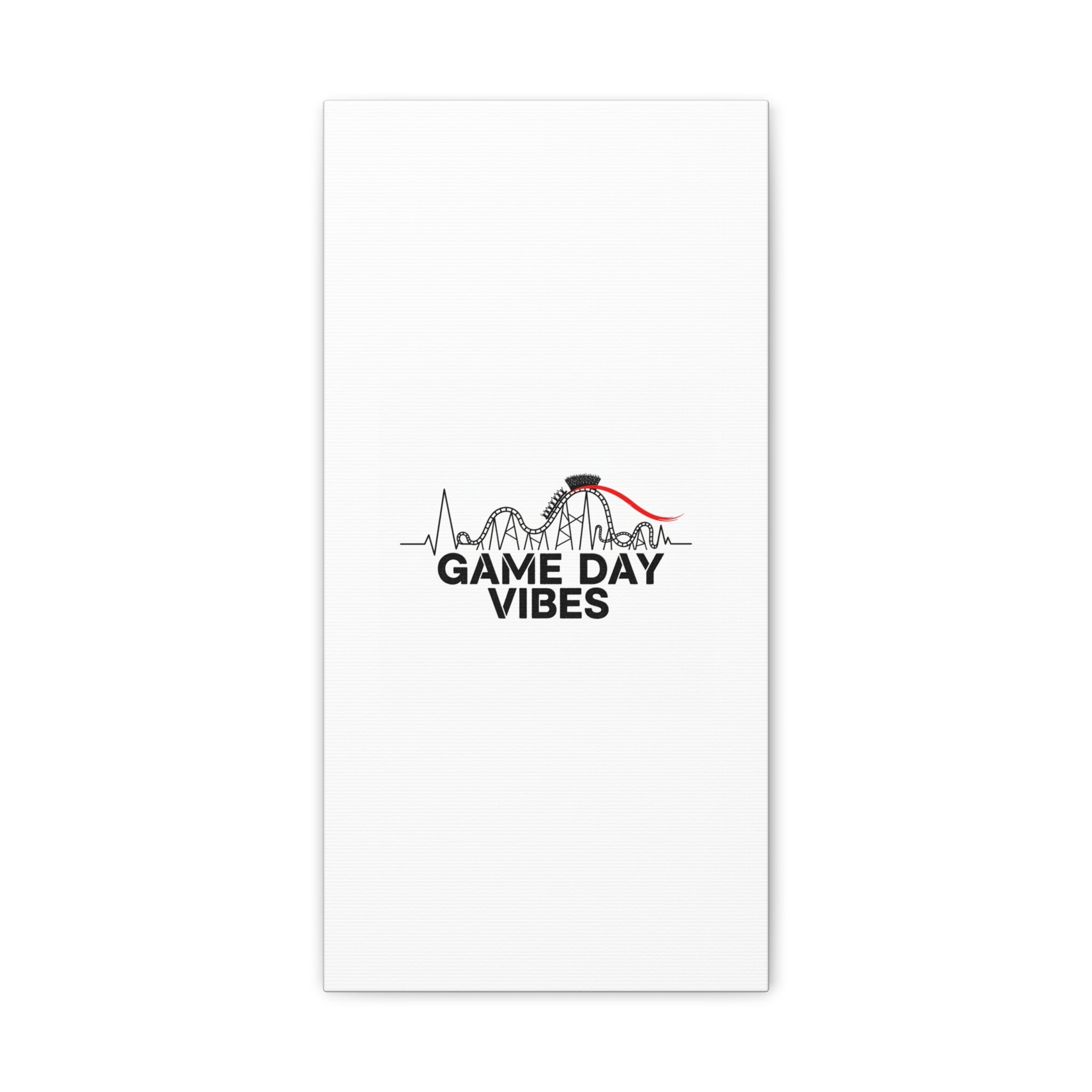 Game Day Vibes Canvas | Sports Fan Rollercoaster, Team Neutral Fan Gear