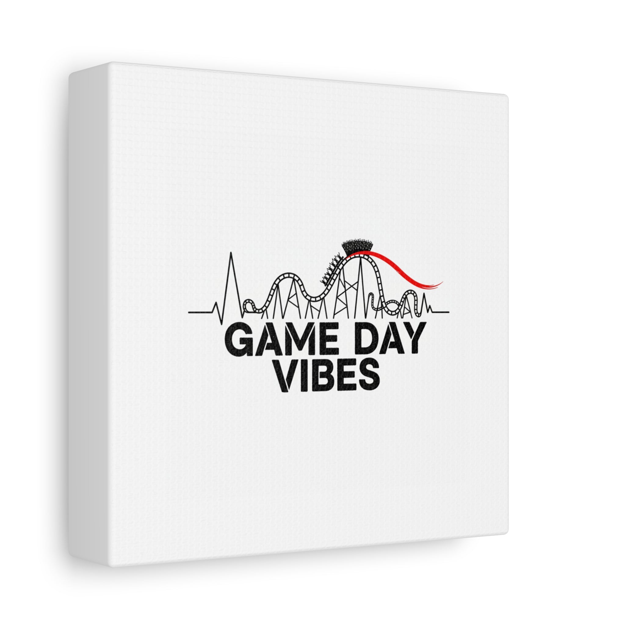 Game Day Vibes Canvas | Sports Fan Rollercoaster, Team Neutral Fan Gear