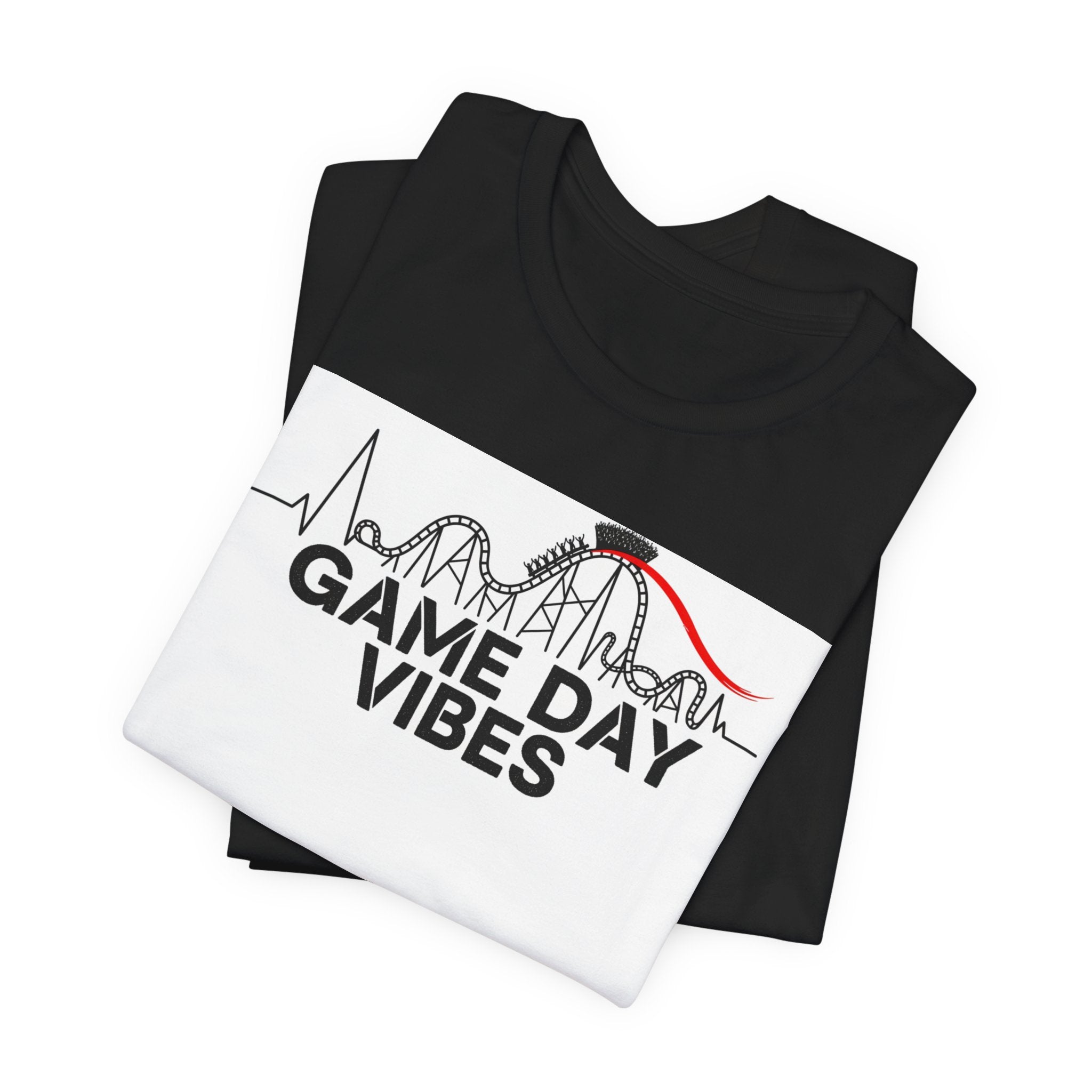 Game Day Vibes Tee | sports fan shirt, game day shirt, rollercoaster emotions design