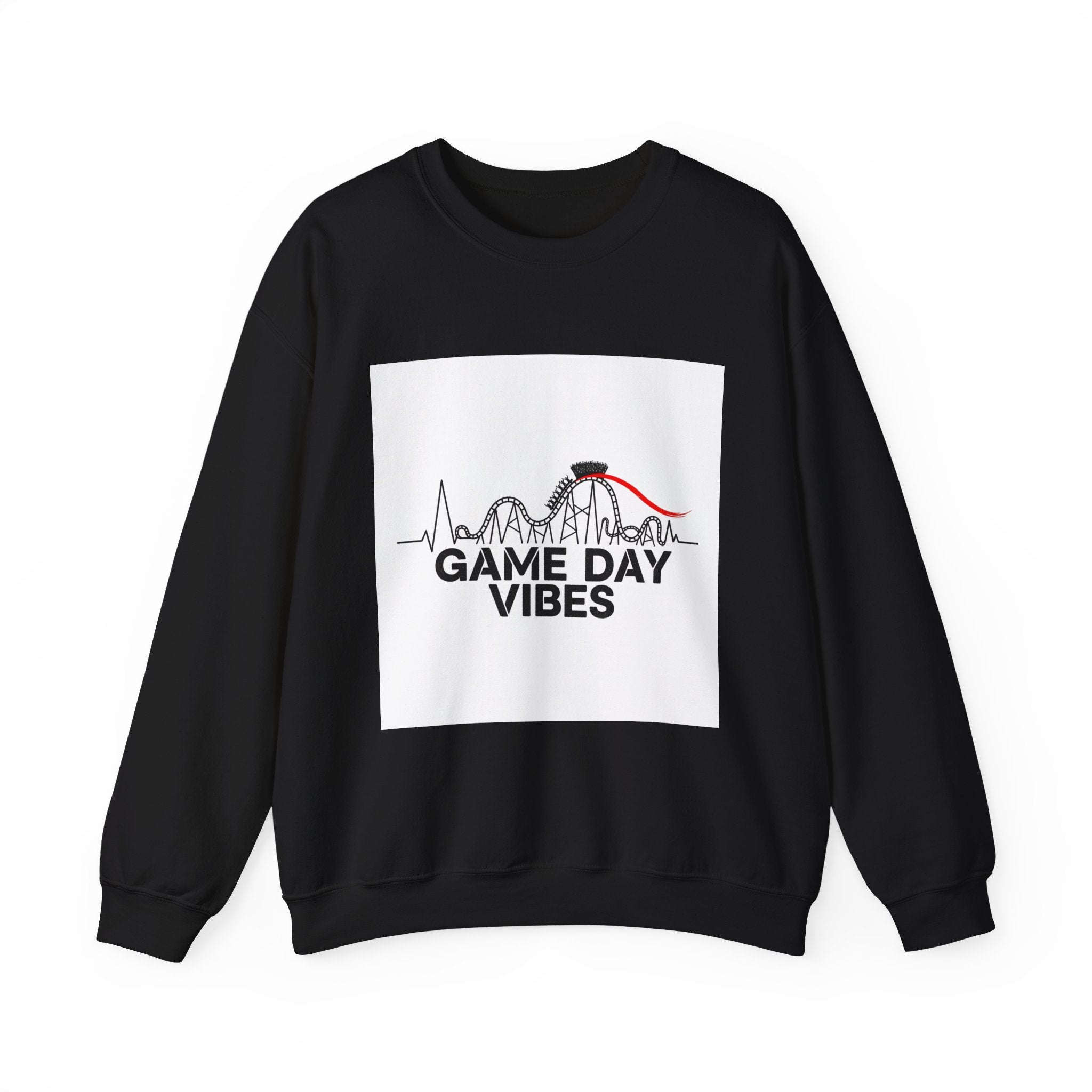Game Day Vibes Crewneck, sports fan shirt | rollercoaster emotions design