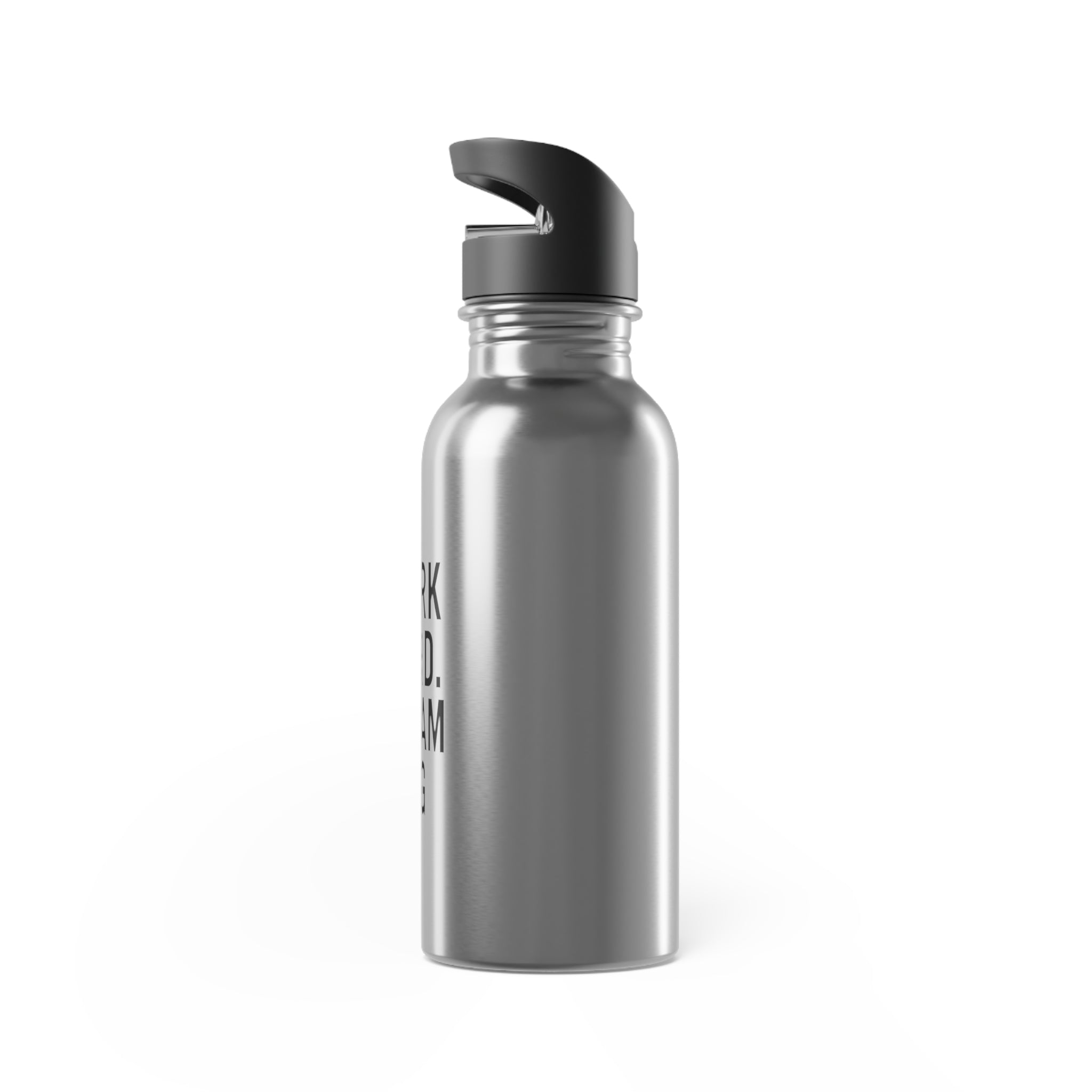Inspirational Stainless Steel Water Bottle - 20oz - "Work Hard. Dream Big"