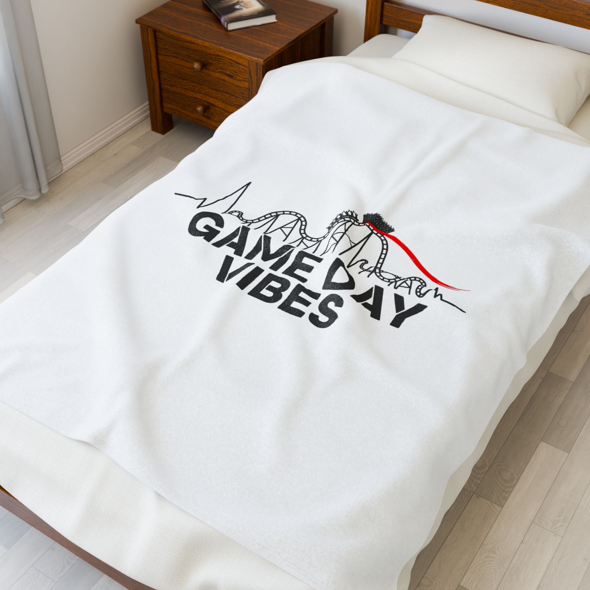 Game Day Vibes Blanket | Sports Fan Rollercoaster Emotions, Team-Neutral