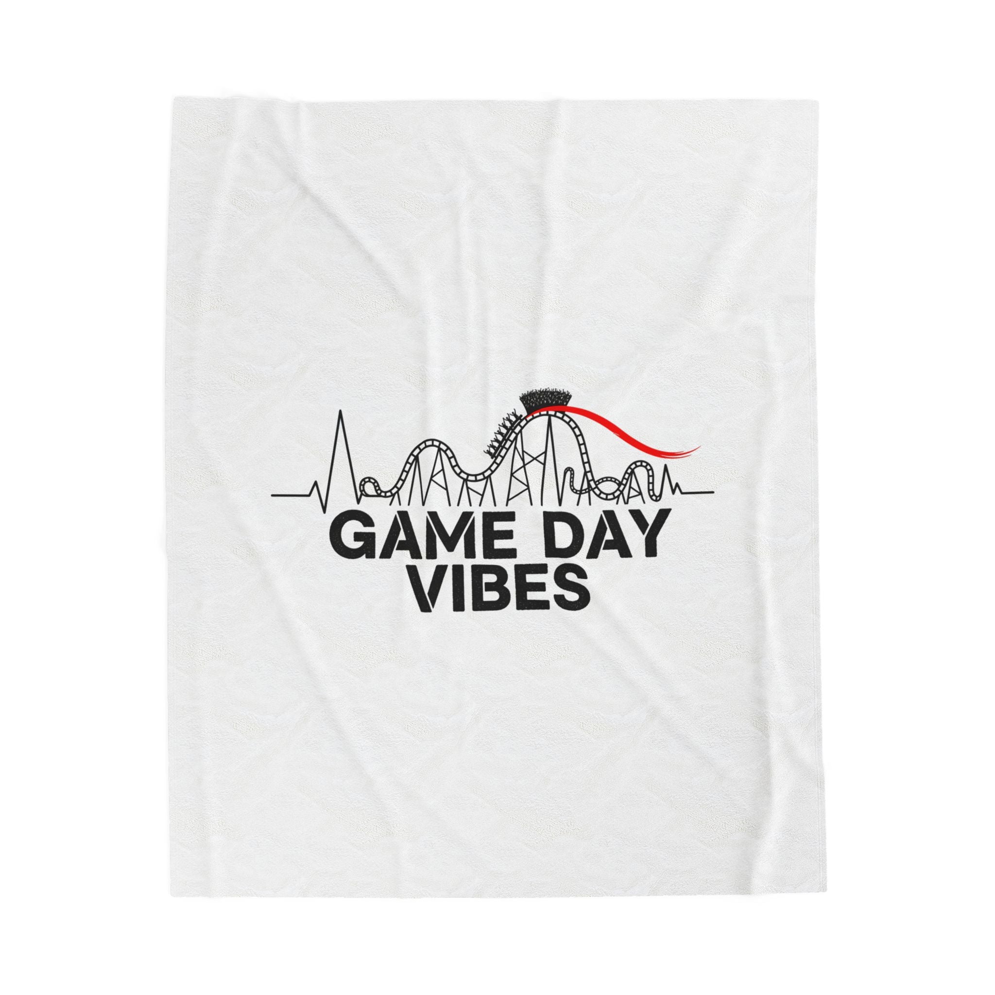 Game Day Vibes Blanket | Sports Fan Rollercoaster Emotions, Team-Neutral