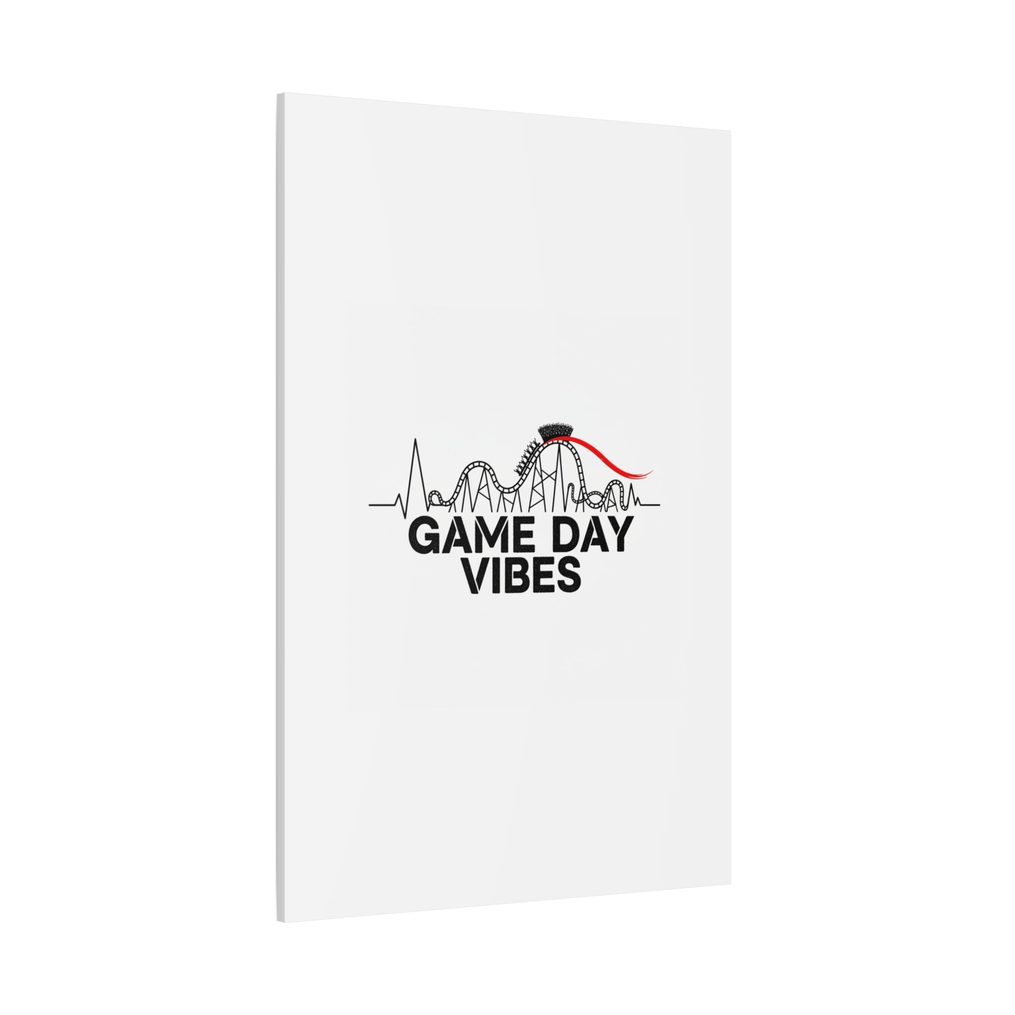 Game Day Vibes Canvas | Sports Fan Rollercoaster, Team Neutral Fan Gear