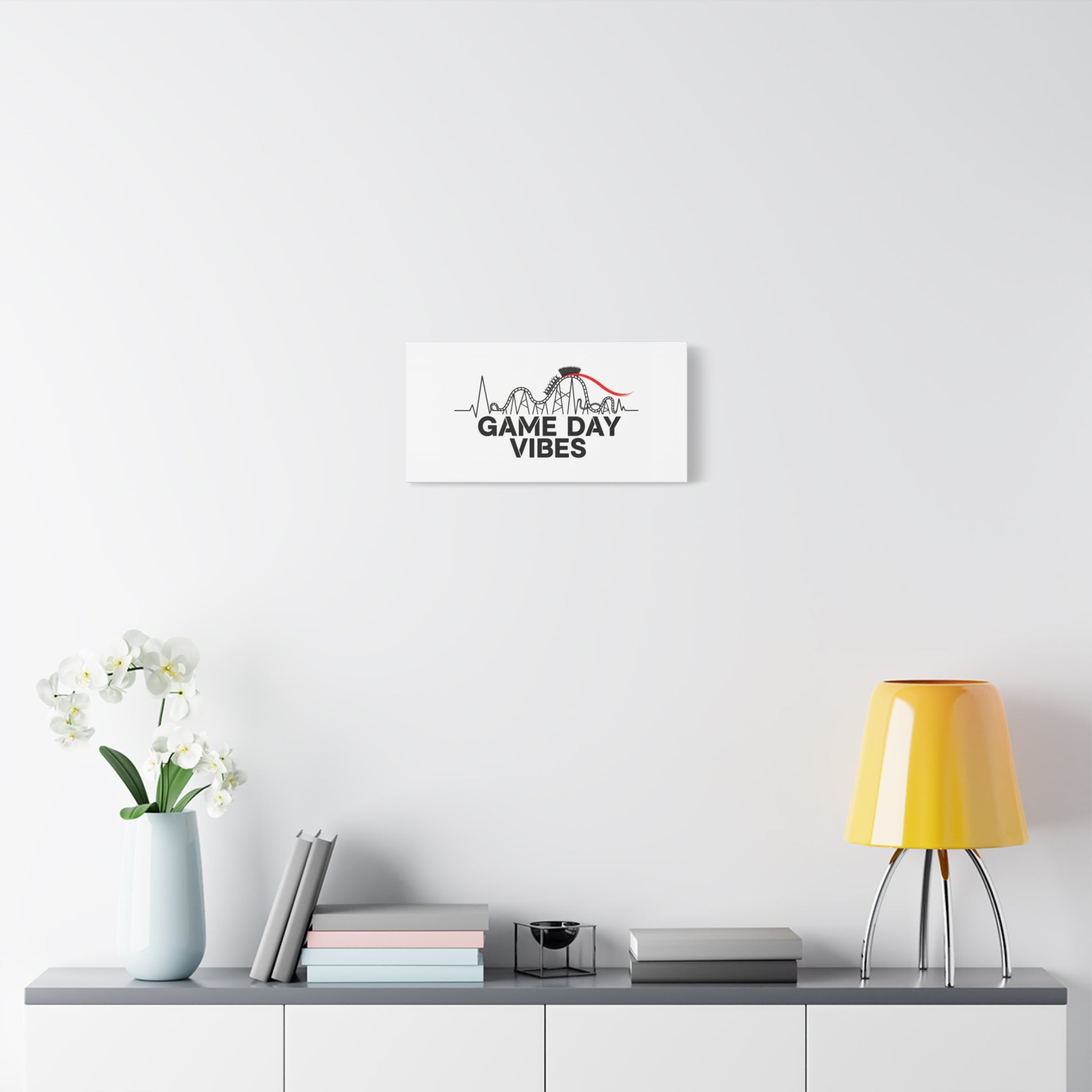 Game Day Vibes Canvas | Sports Fan Rollercoaster, Team Neutral Fan Gear