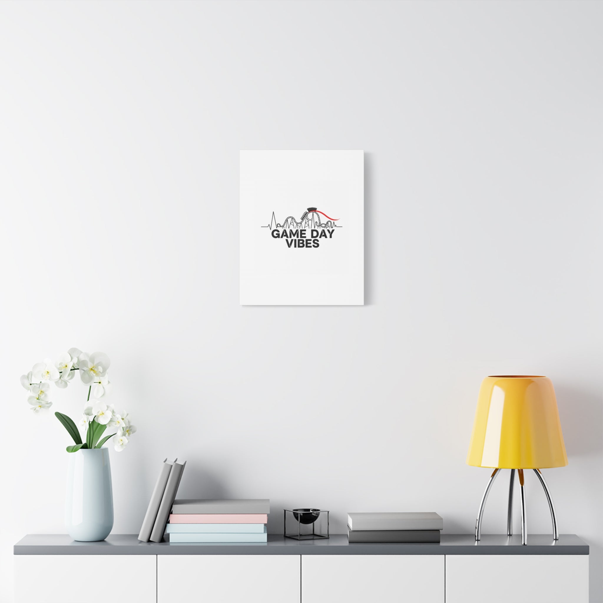 Game Day Vibes Canvas | Sports Fan Rollercoaster, Team Neutral Fan Gear