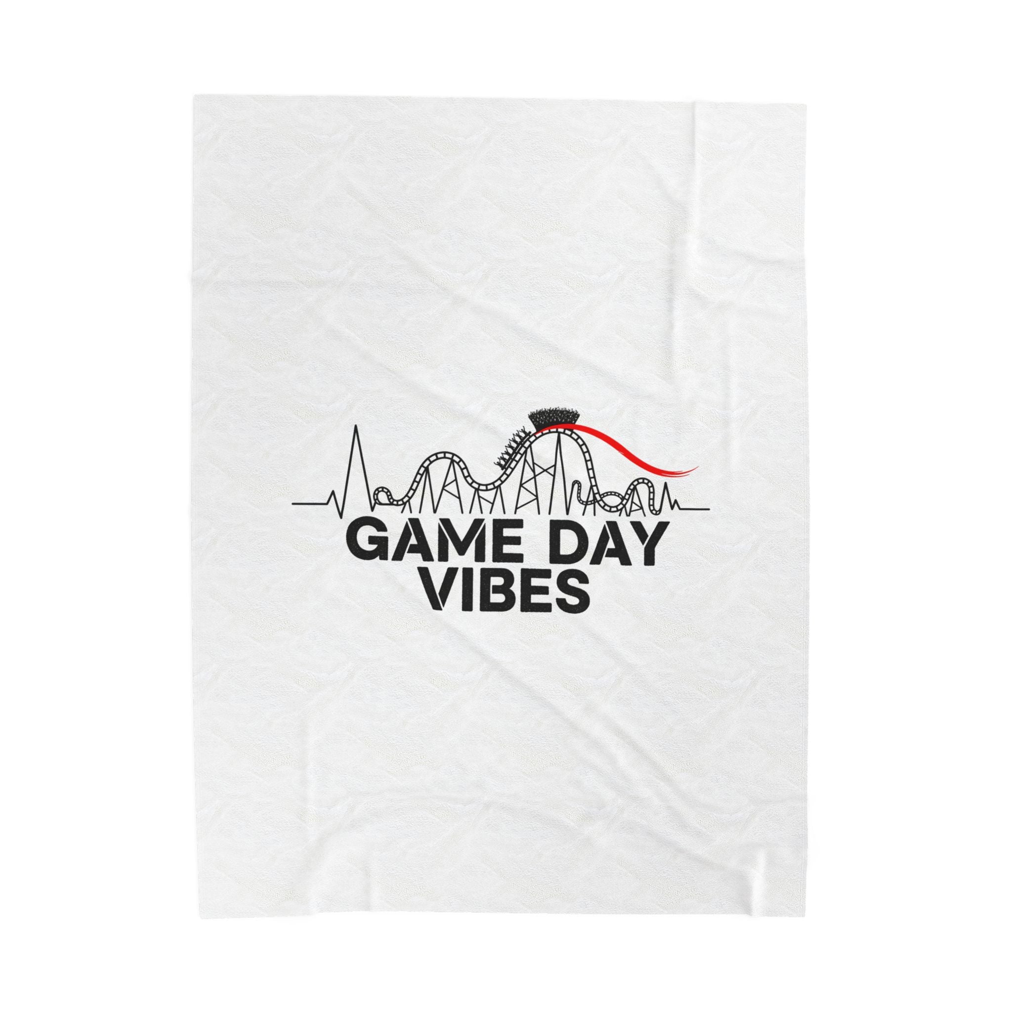 Game Day Vibes Blanket | Sports Fan Rollercoaster Emotions, Team-Neutral