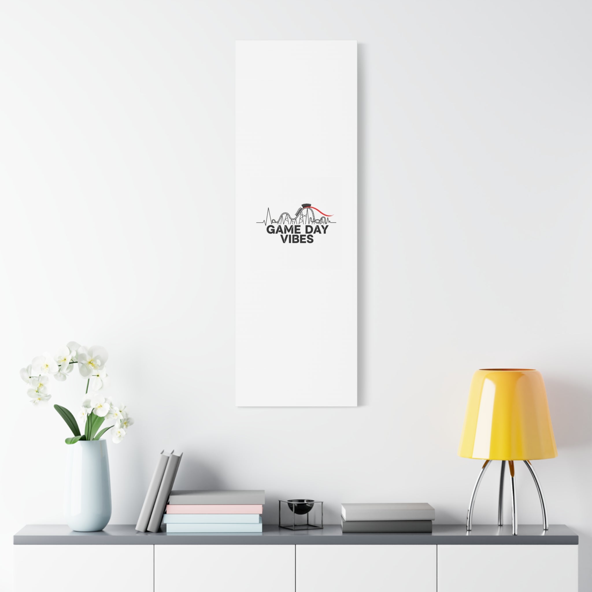 Game Day Vibes Canvas | Sports Fan Rollercoaster, Team Neutral Fan Gear