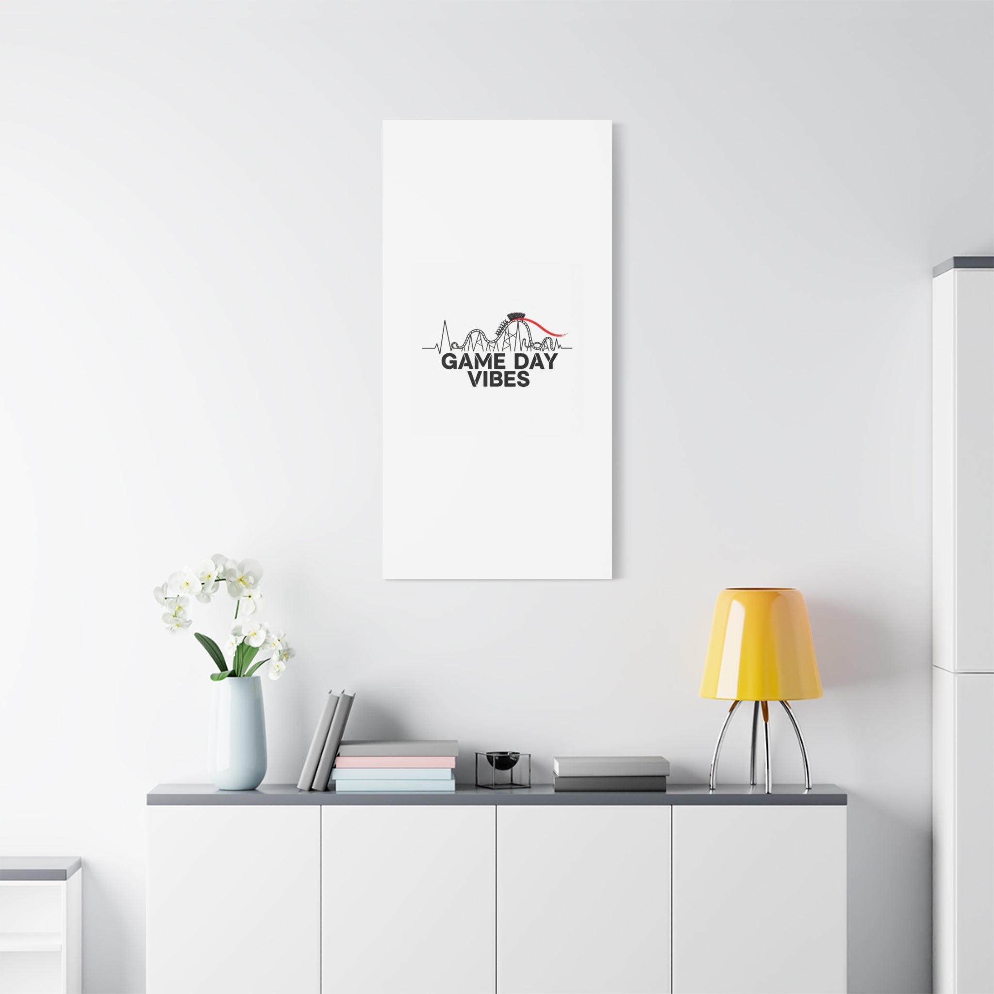 Game Day Vibes Canvas | Sports Fan Rollercoaster, Team Neutral Fan Gear