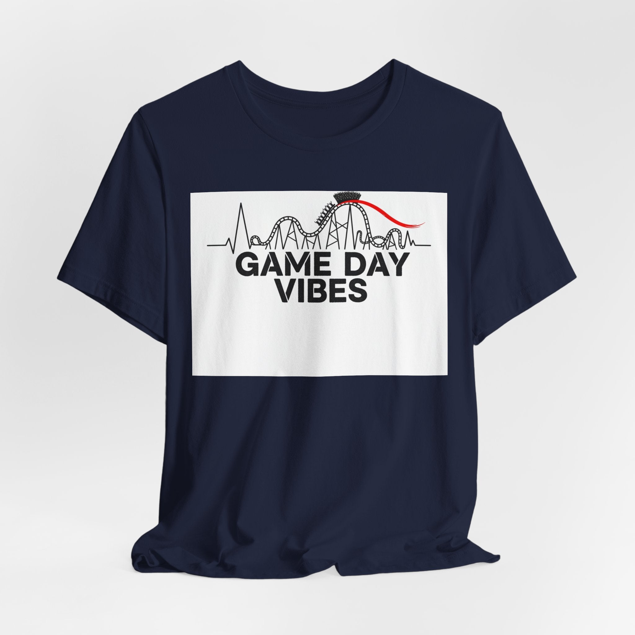 Game Day Vibes Tee | sports fan shirt, game day shirt, rollercoaster emotions design