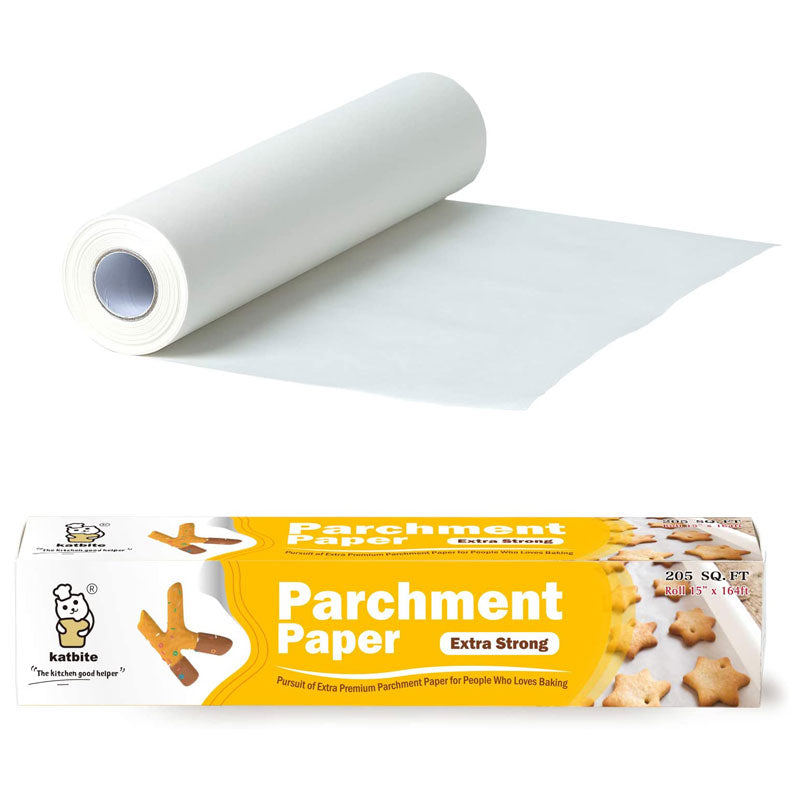 Non-Stick Parchment Paper Sheets | Silicone Coated & Unbleached for Baking & BBQ