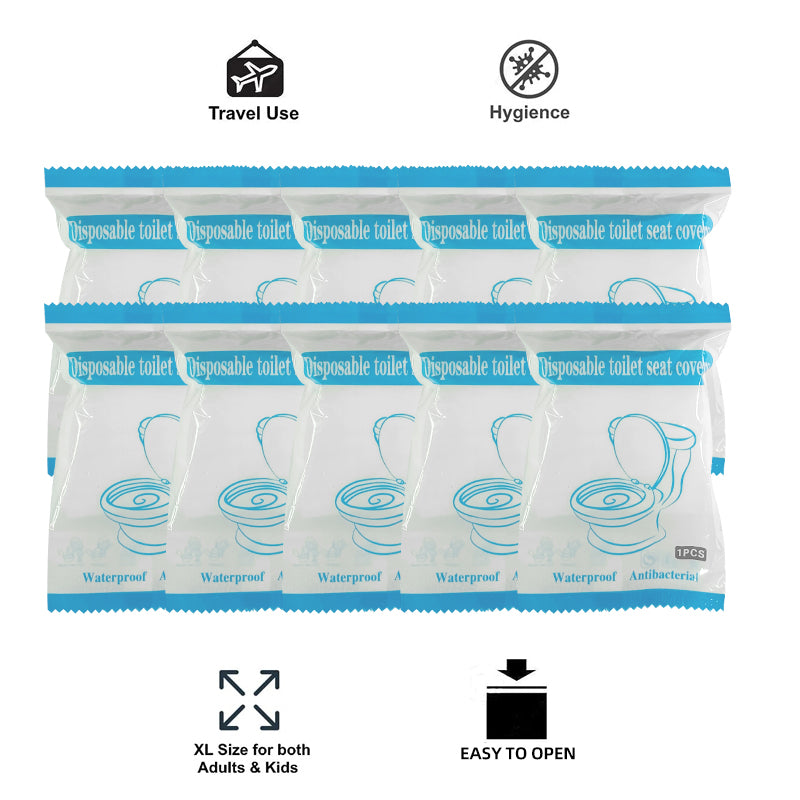 Waterproof Disposable Toilet Seat Covers | Hygienic Travel Toilet Paper Sheets
