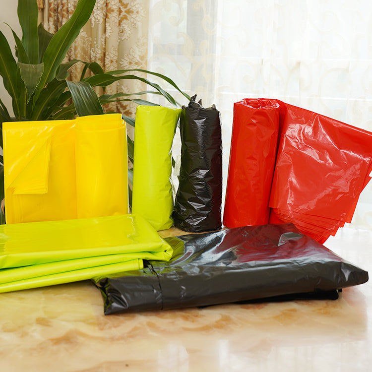 Biodegradable Black Industrial Trash Bags on Rolls | 8 to 95 Gallon Outdoor Refuse Sacks