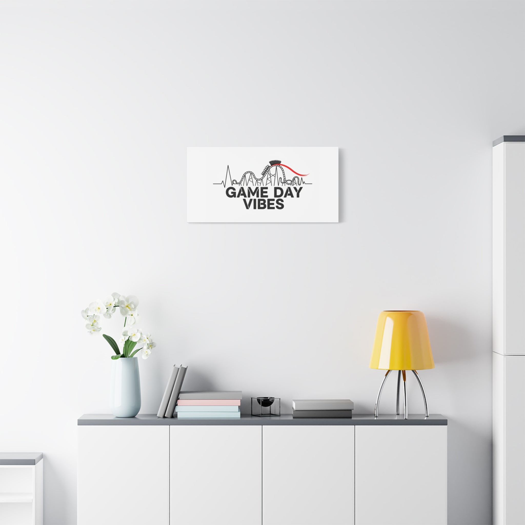 Game Day Vibes Canvas | Sports Fan Rollercoaster, Team Neutral Fan Gear