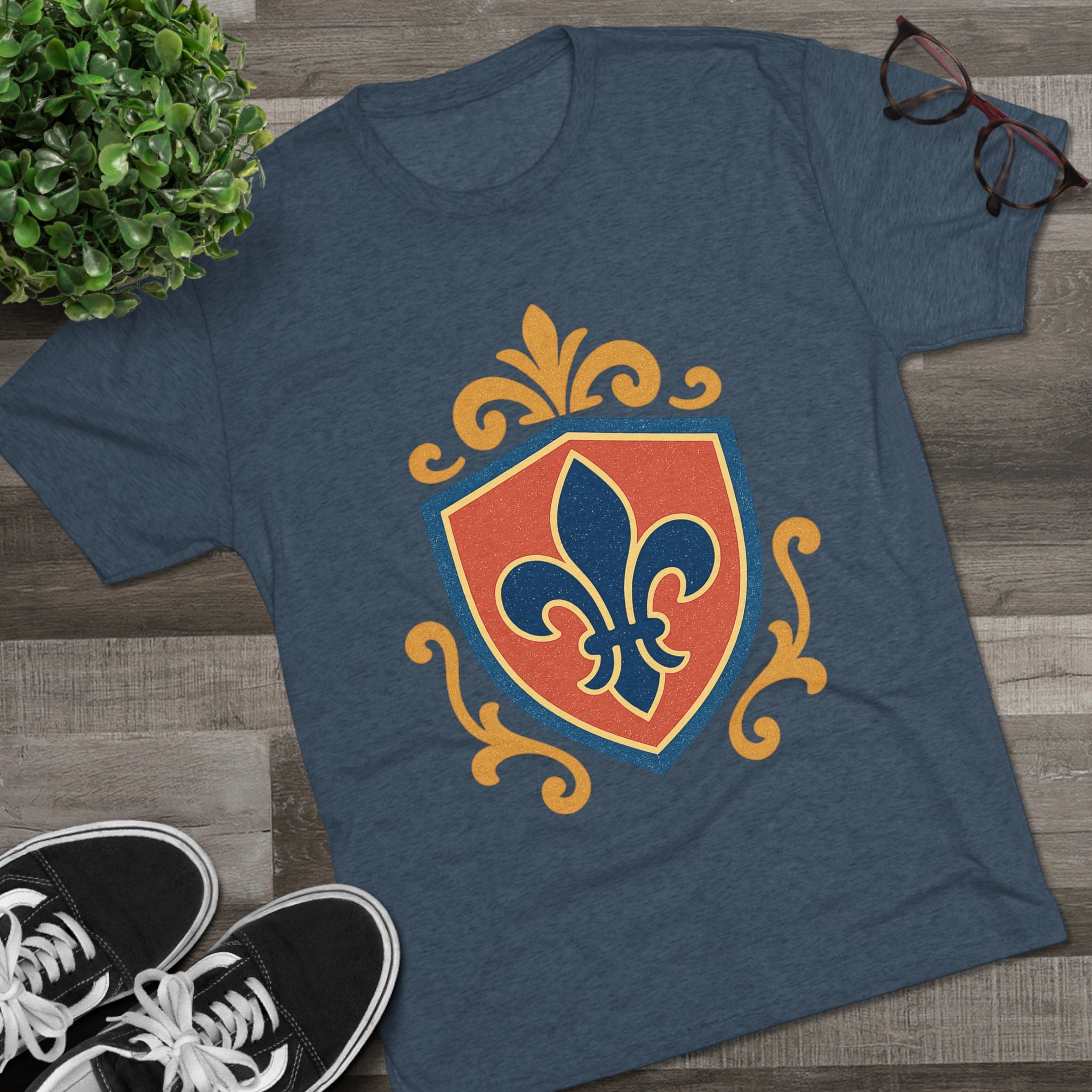Royal Graphic Unisex Tri-Blend Crew Tee - Bold and Comfortable Casual Wear