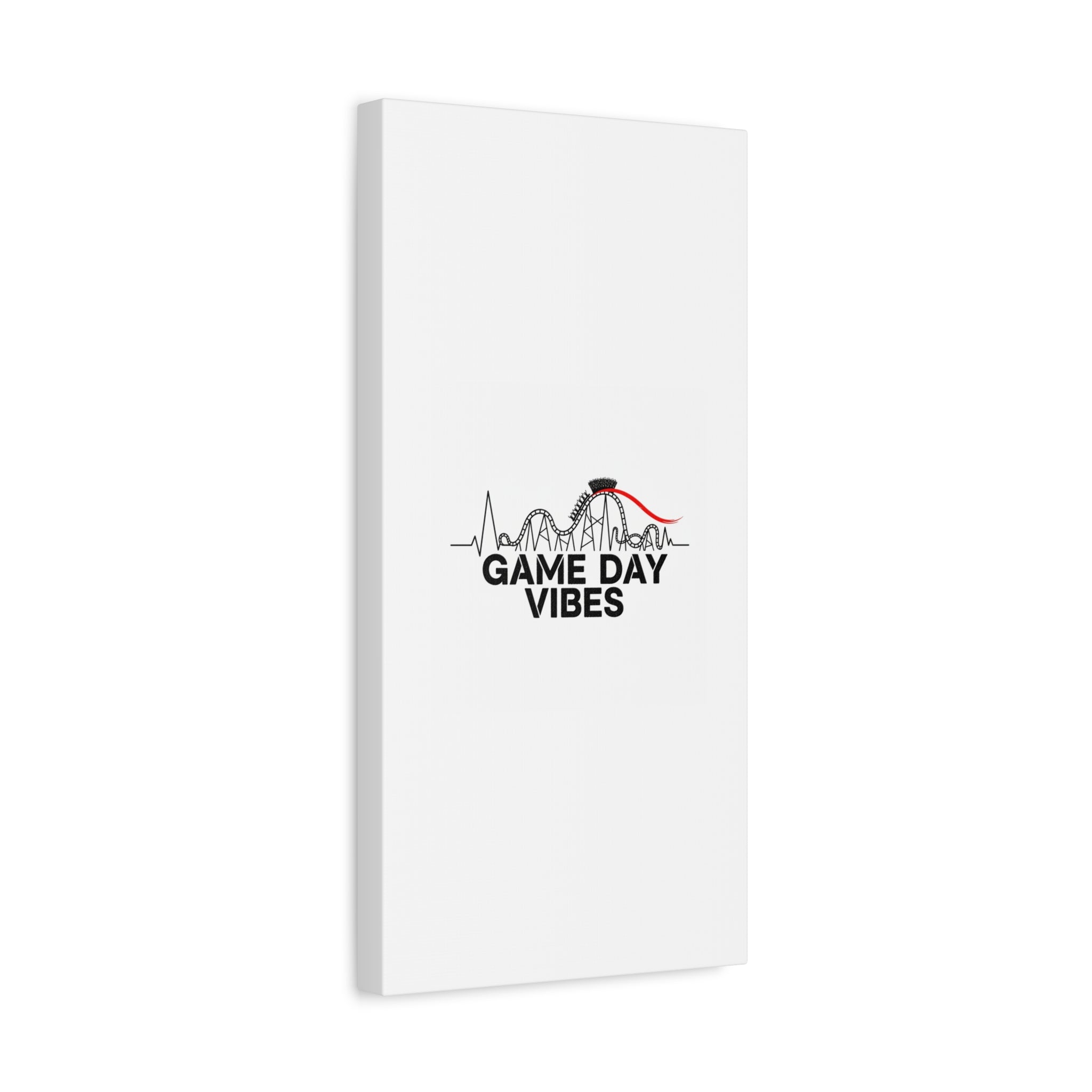 Game Day Vibes Canvas | Sports Fan Rollercoaster, Team Neutral Fan Gear