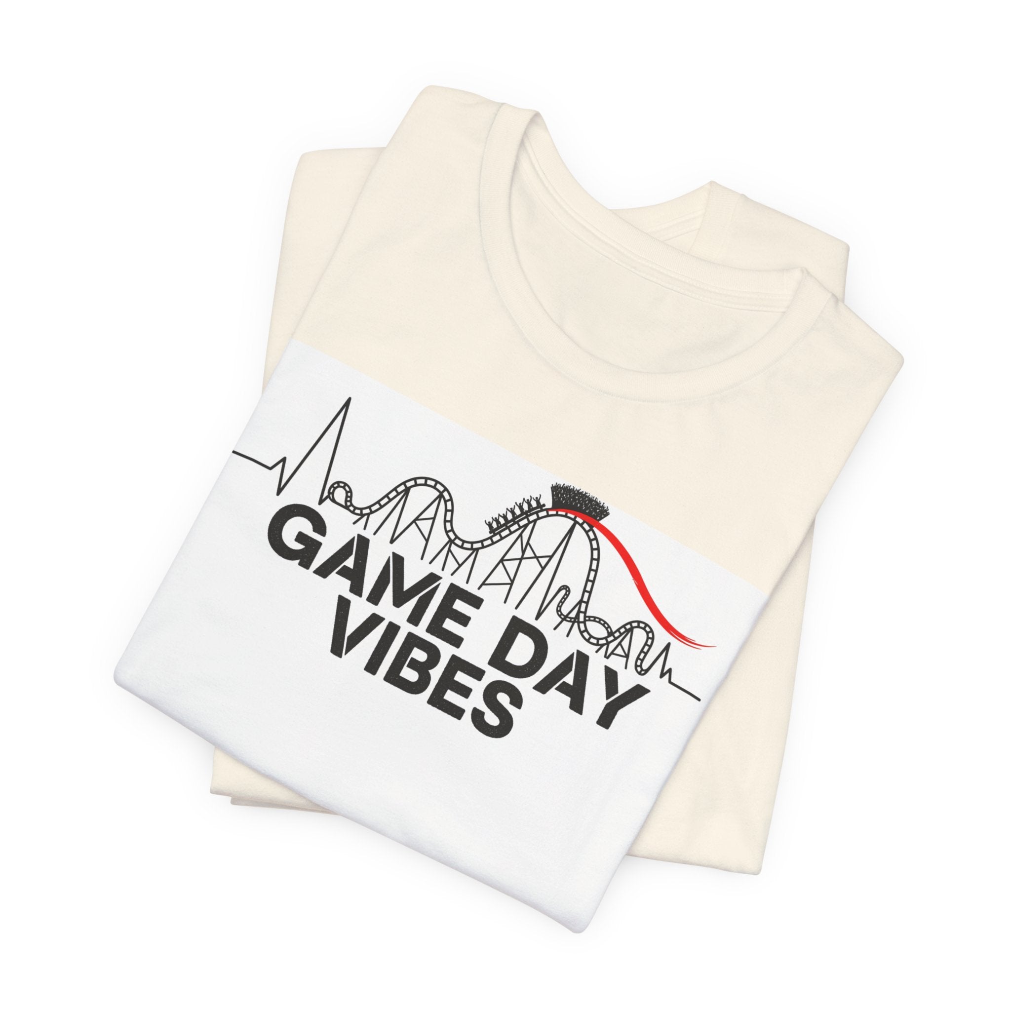 Game Day Vibes Tee | sports fan shirt, game day shirt, rollercoaster emotions design
