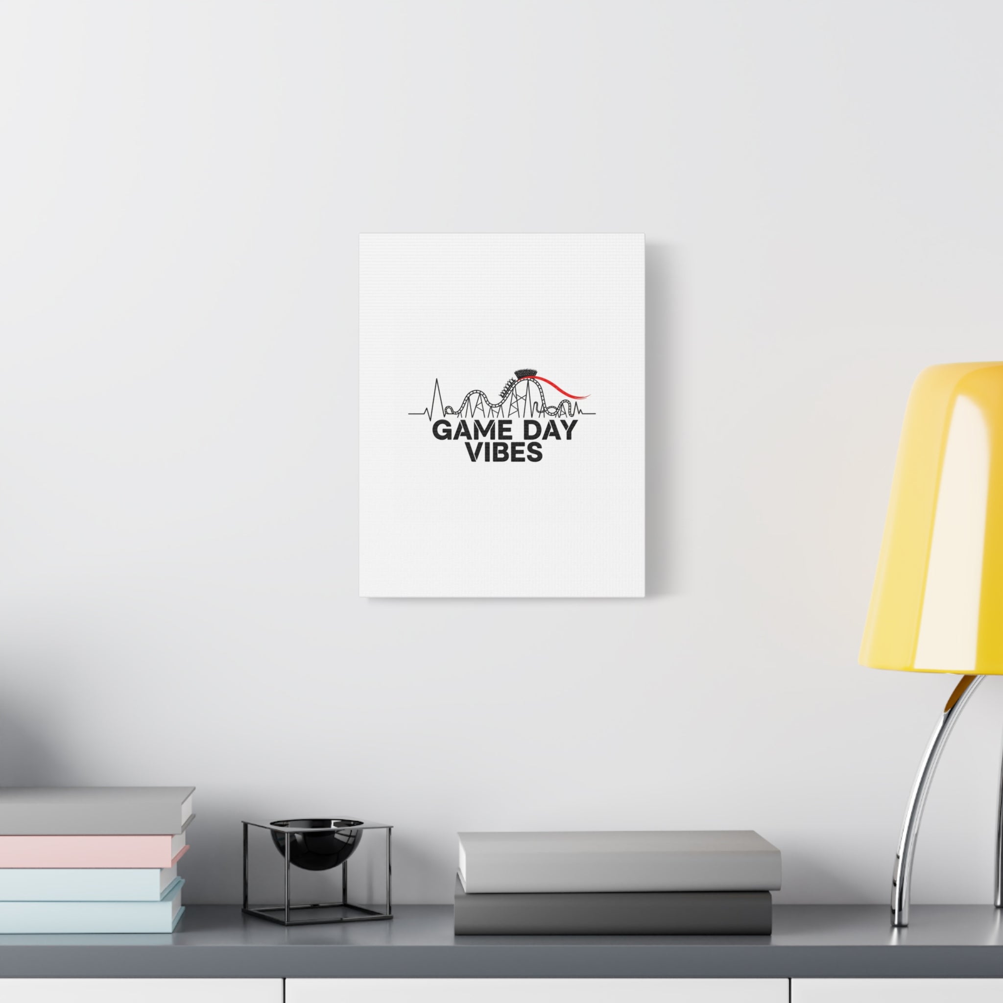 Game Day Vibes Canvas | Sports Fan Rollercoaster, Team Neutral Fan Gear