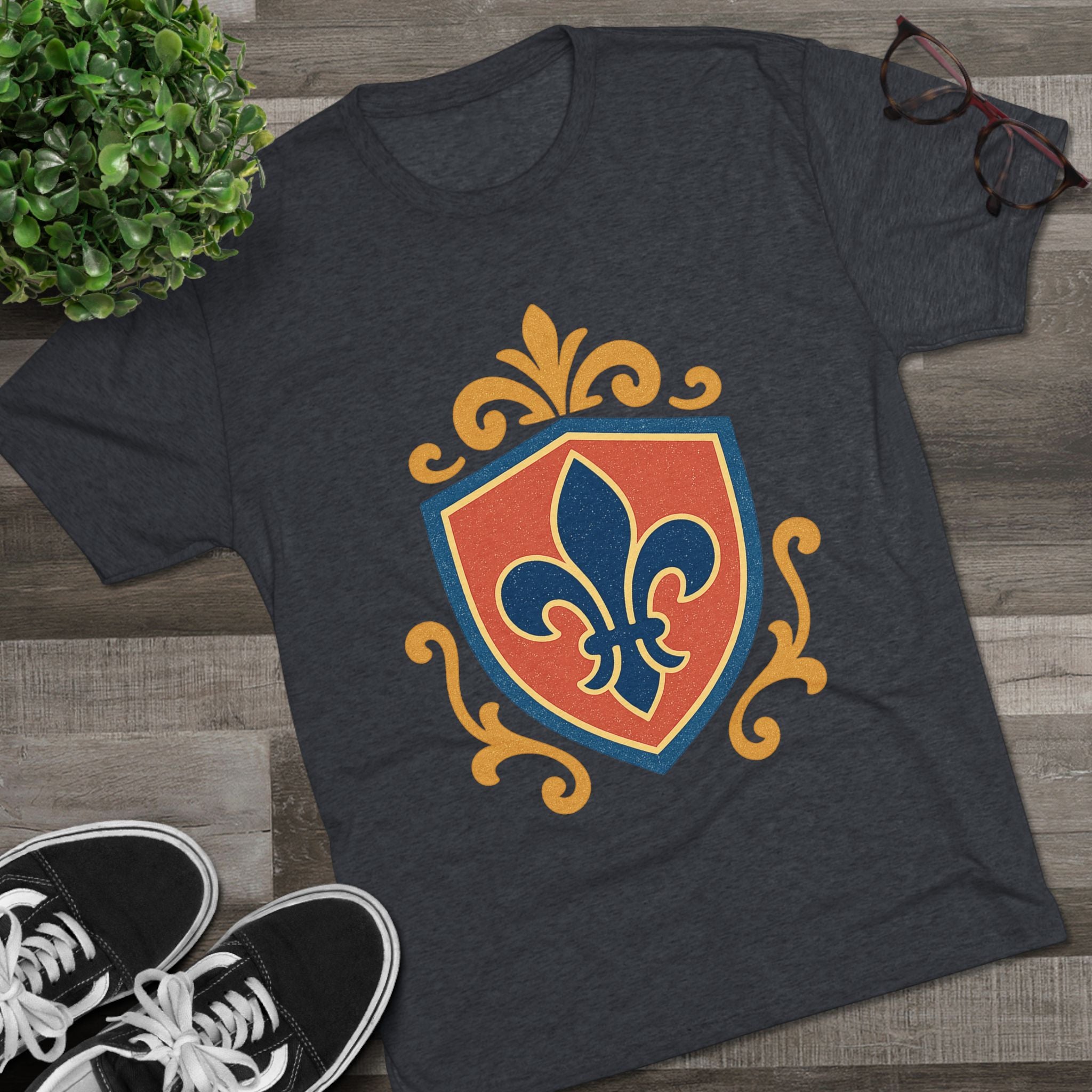 Royal Graphic Unisex Tri-Blend Crew Tee - Bold and Comfortable Casual Wear