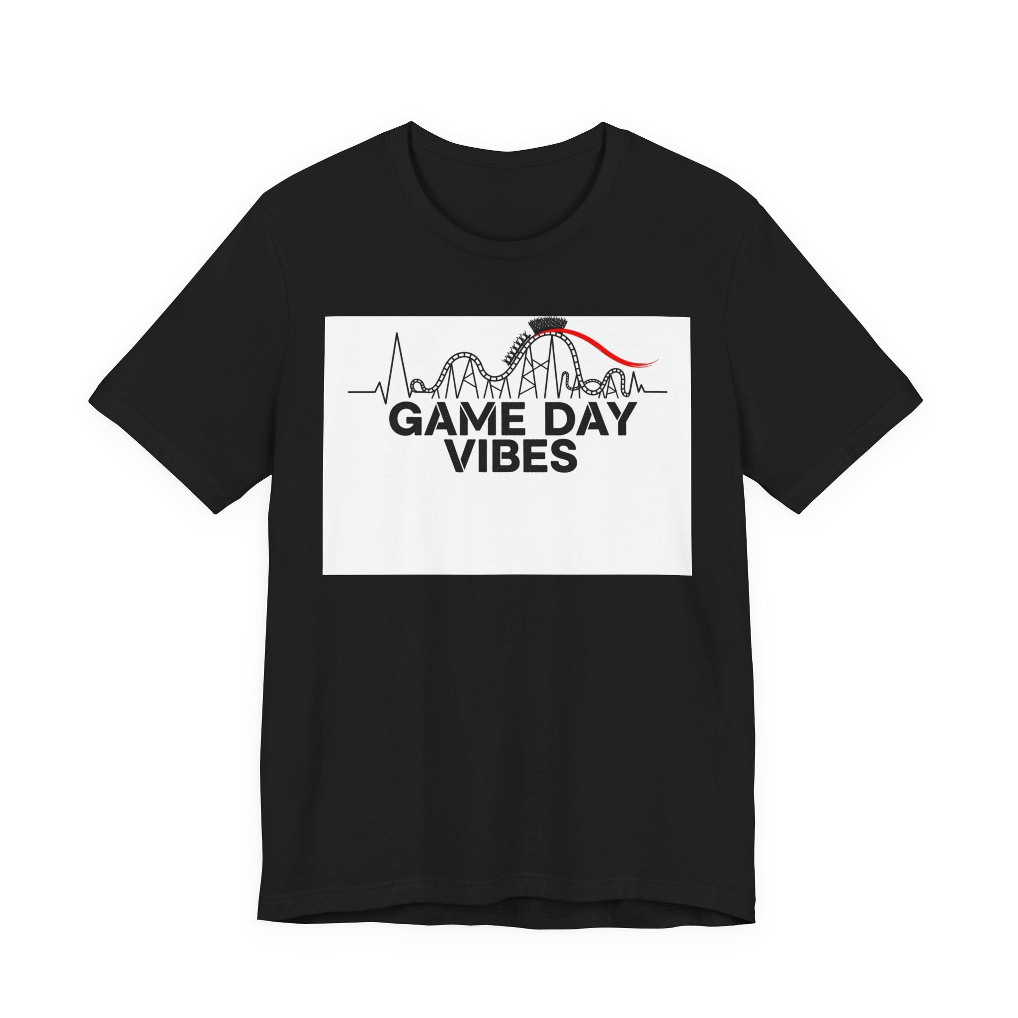 Game Day Vibes Tee | sports fan shirt, game day shirt, rollercoaster emotions design
