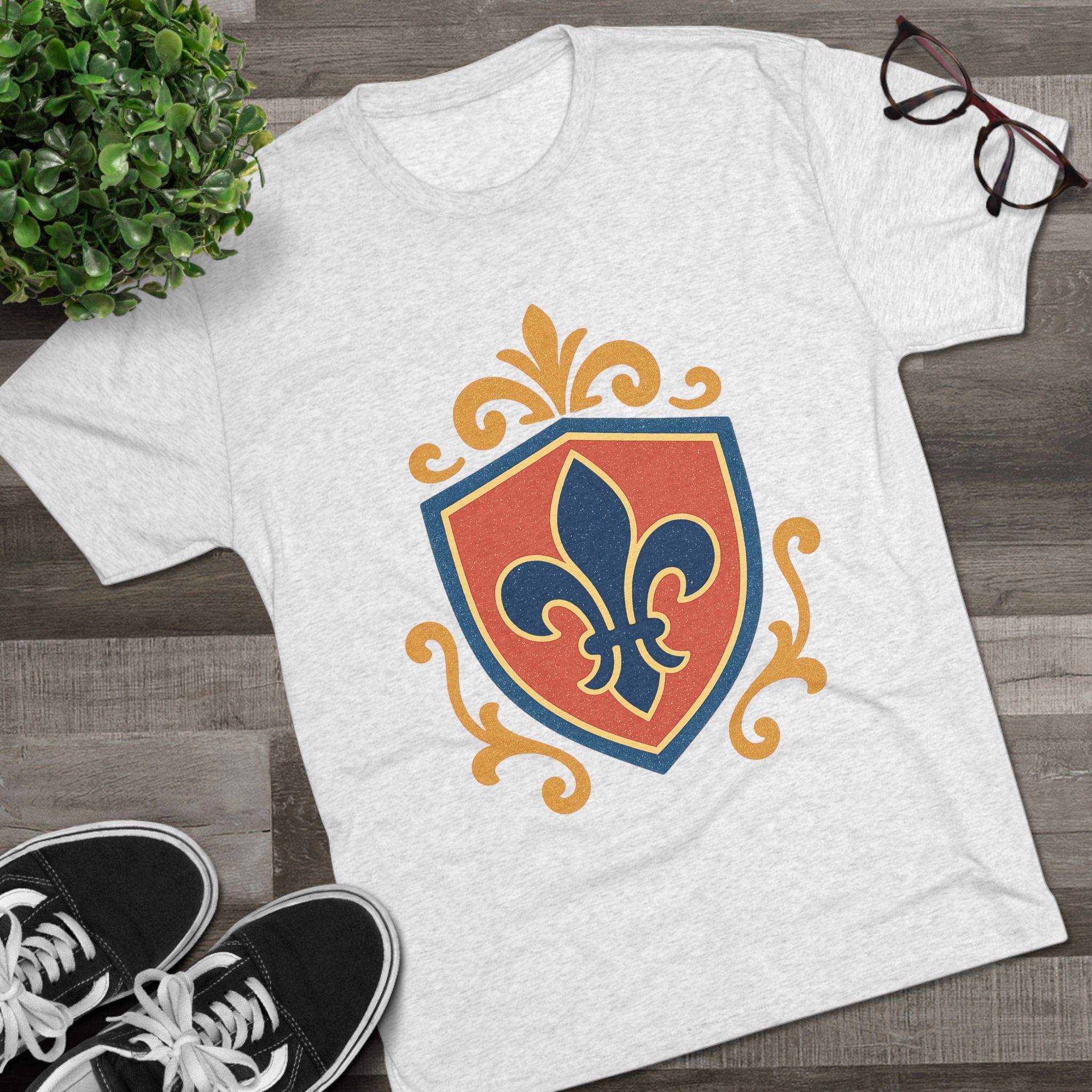 Royal Graphic Unisex Tri-Blend Crew Tee - Bold and Comfortable Casual Wear