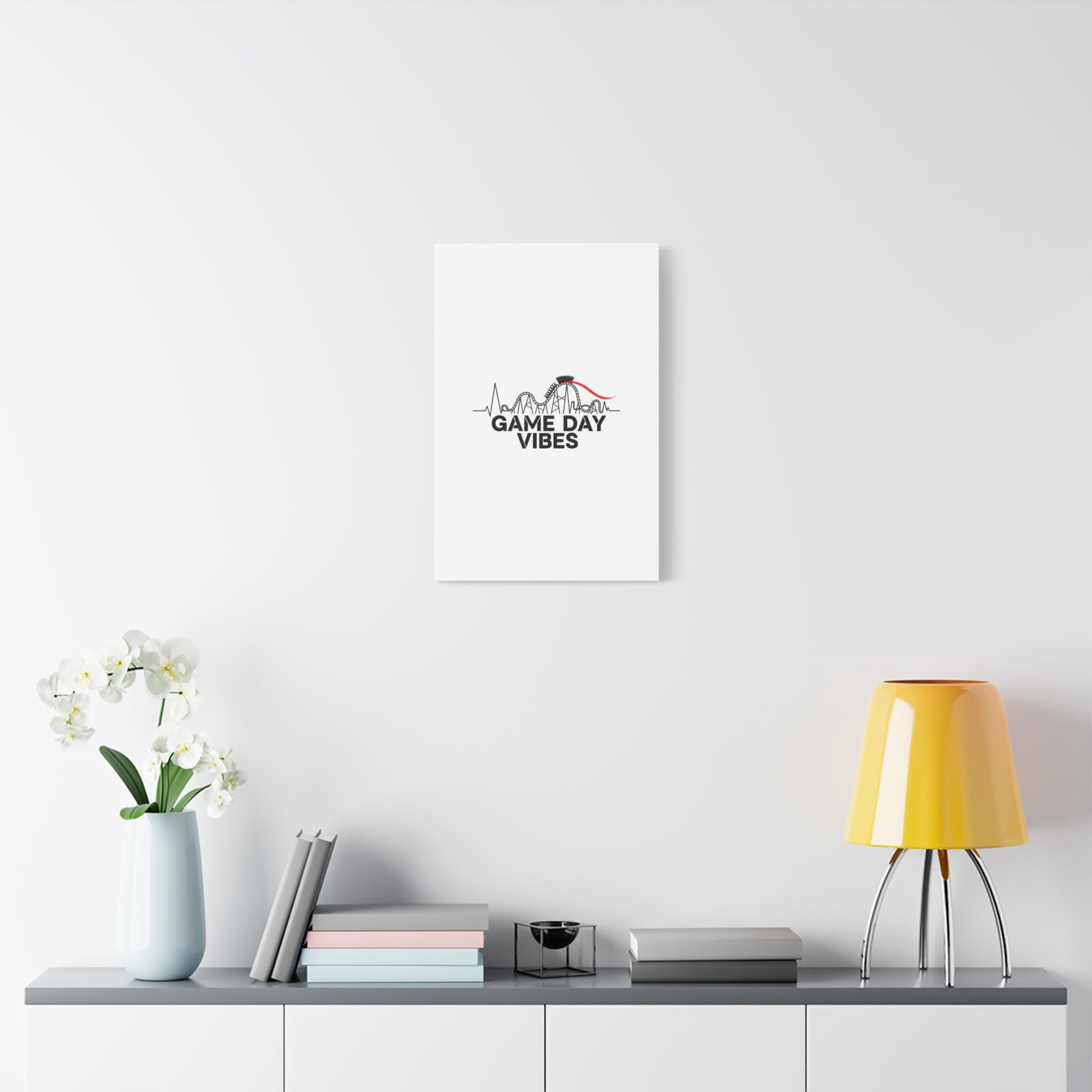 Game Day Vibes Canvas | Sports Fan Rollercoaster, Team Neutral Fan Gear