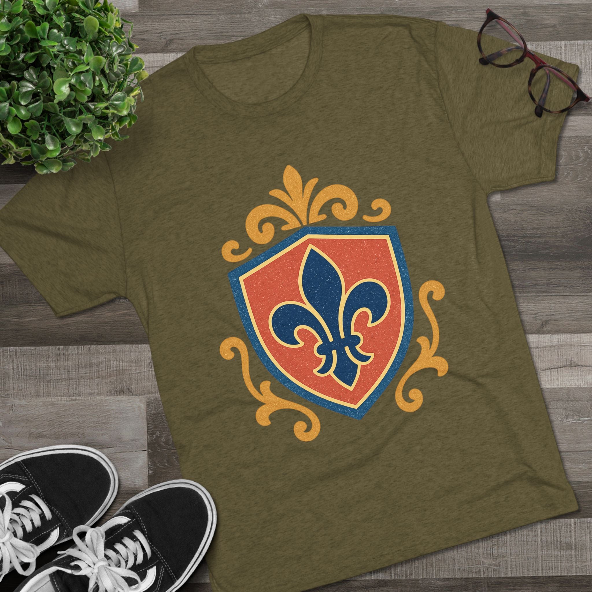 Royal Graphic Unisex Tri-Blend Crew Tee - Bold and Comfortable Casual Wear