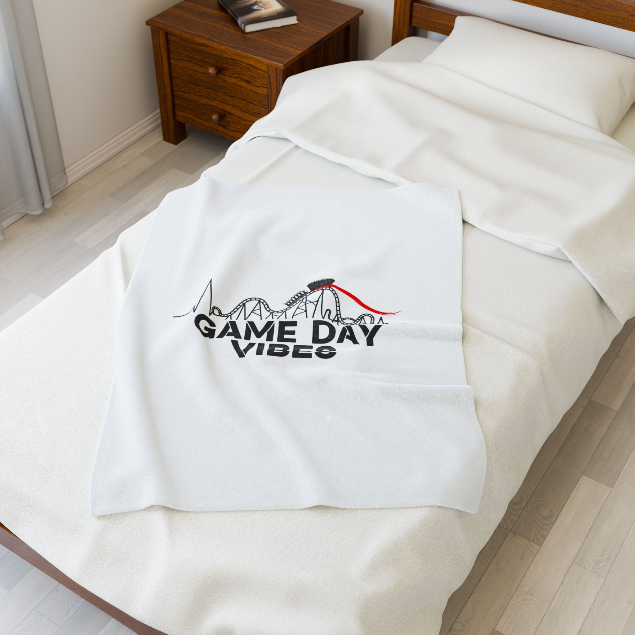 Game Day Vibes Blanket | Sports Fan Rollercoaster Emotions, Team-Neutral