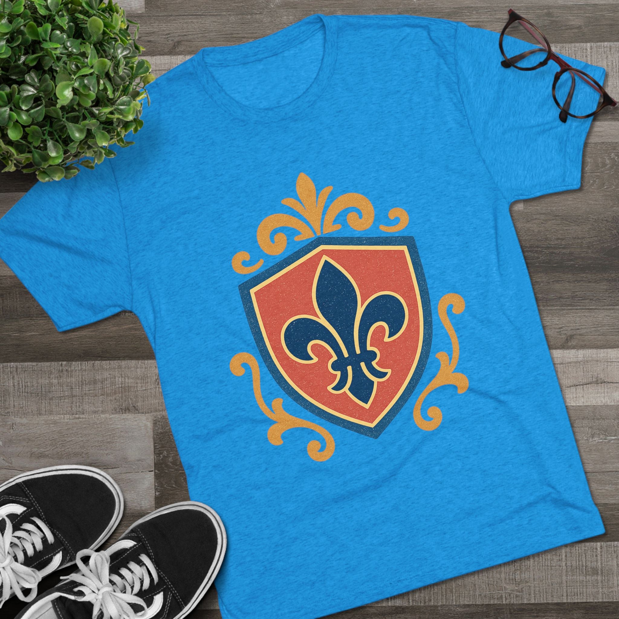 Royal Graphic Unisex Tri-Blend Crew Tee - Bold and Comfortable Casual Wear