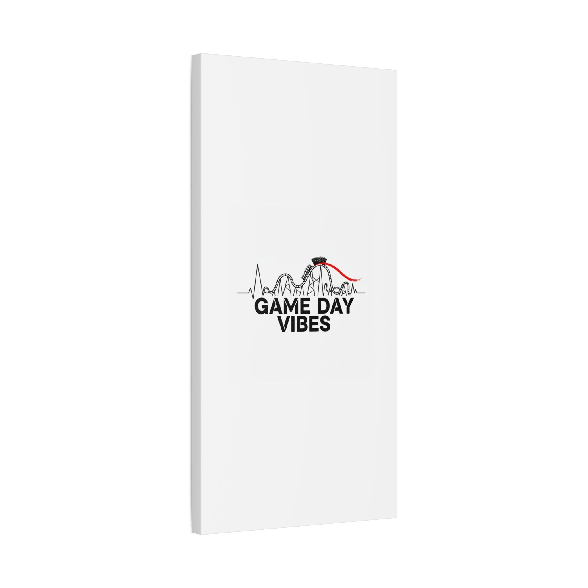 Game Day Vibes Canvas | Sports Fan Rollercoaster, Team Neutral Fan Gear