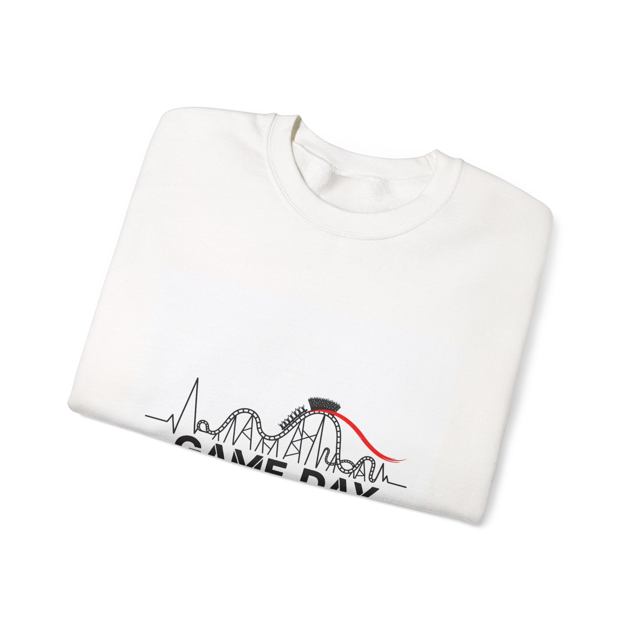 Game Day Vibes Crewneck, sports fan shirt | rollercoaster emotions design