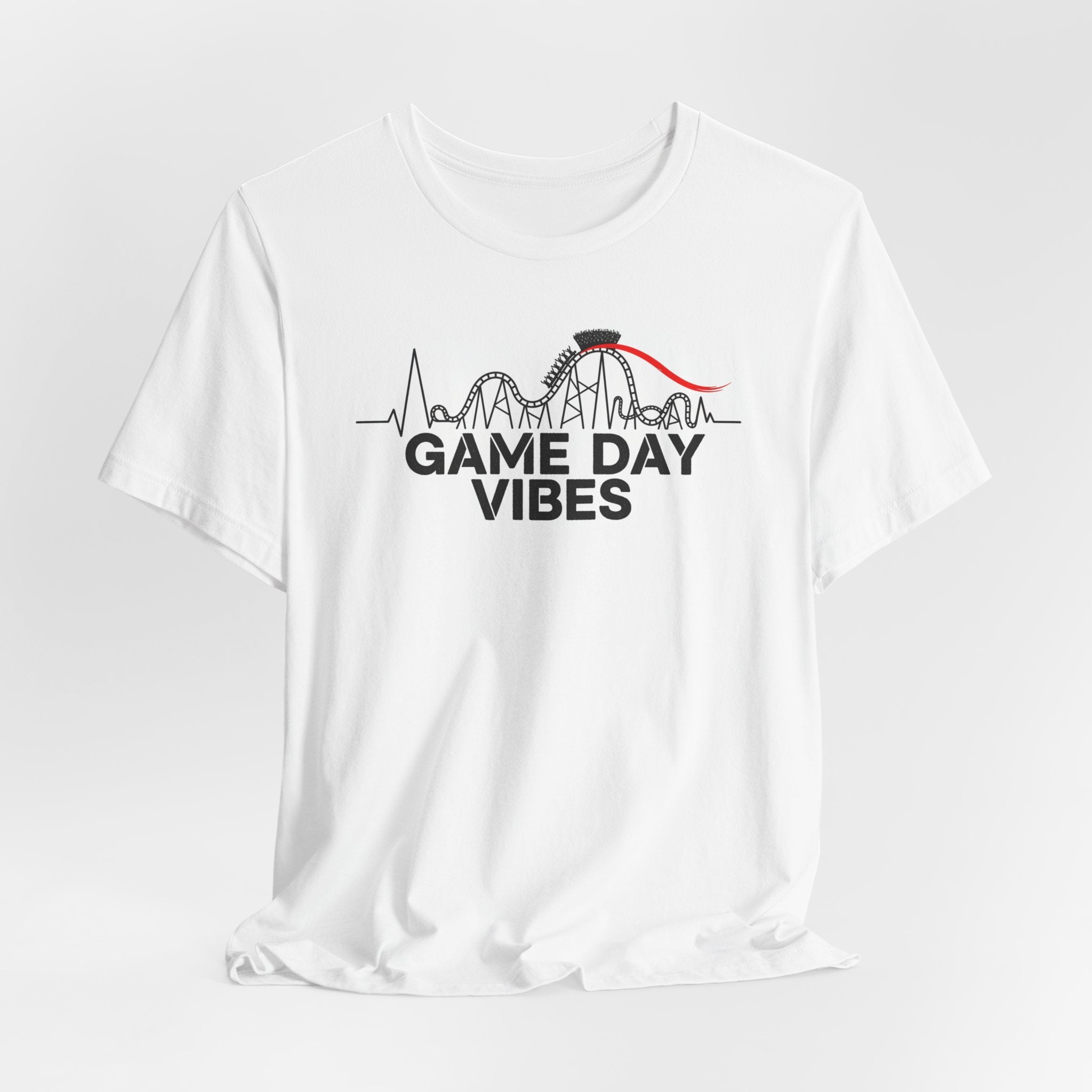 Game Day Vibes Tee | sports fan shirt, game day shirt, rollercoaster emotions design