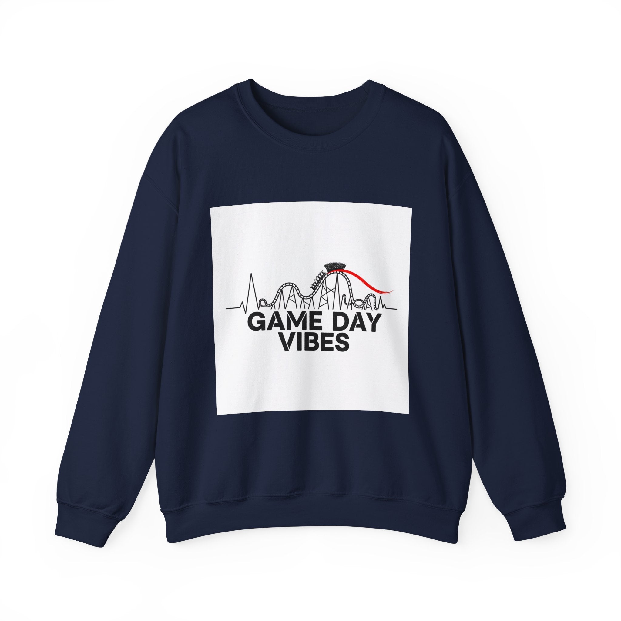 Game Day Vibes Crewneck, sports fan shirt | rollercoaster emotions design