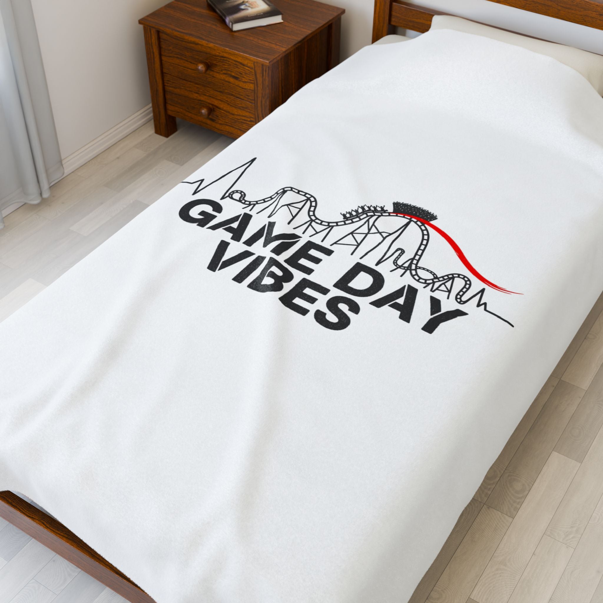 Game Day Vibes Blanket | Sports Fan Rollercoaster Emotions, Team-Neutral
