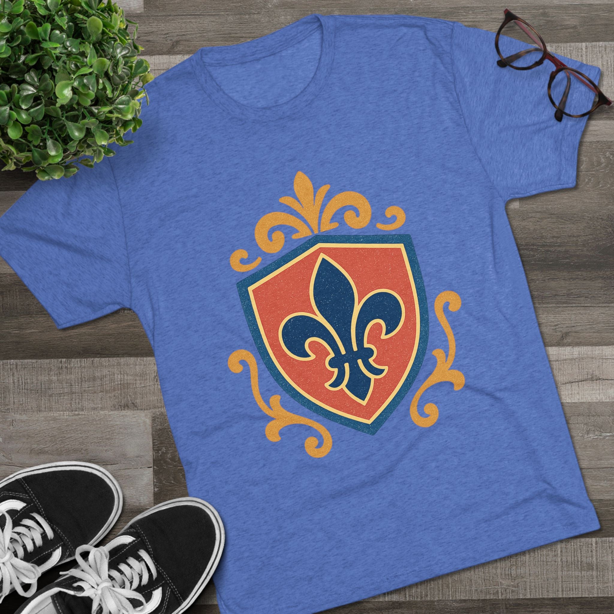 Royal Graphic Unisex Tri-Blend Crew Tee - Bold and Comfortable Casual Wear
