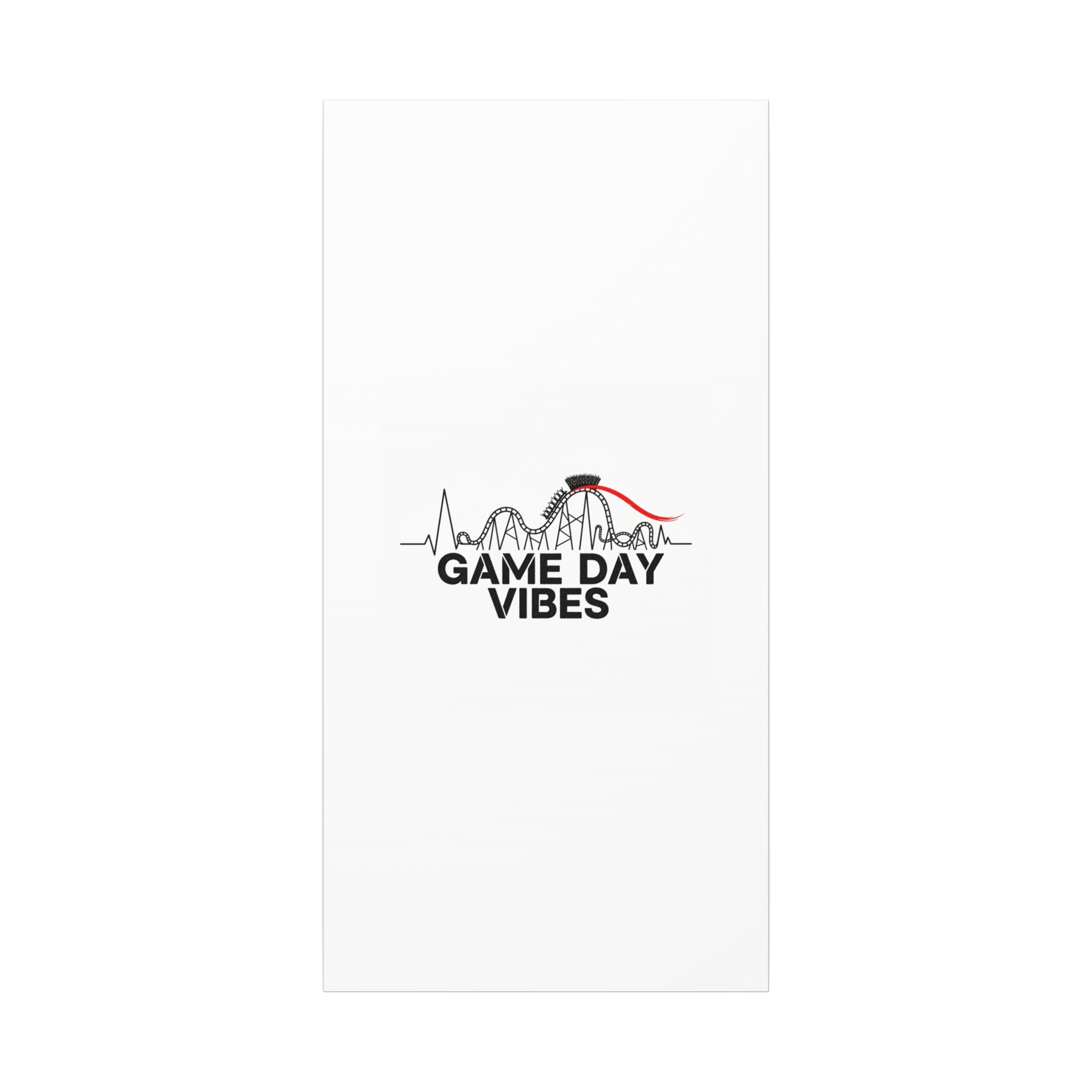 Game Day Vibes Canvas | Sports Fan Rollercoaster, Team Neutral Fan Gear
