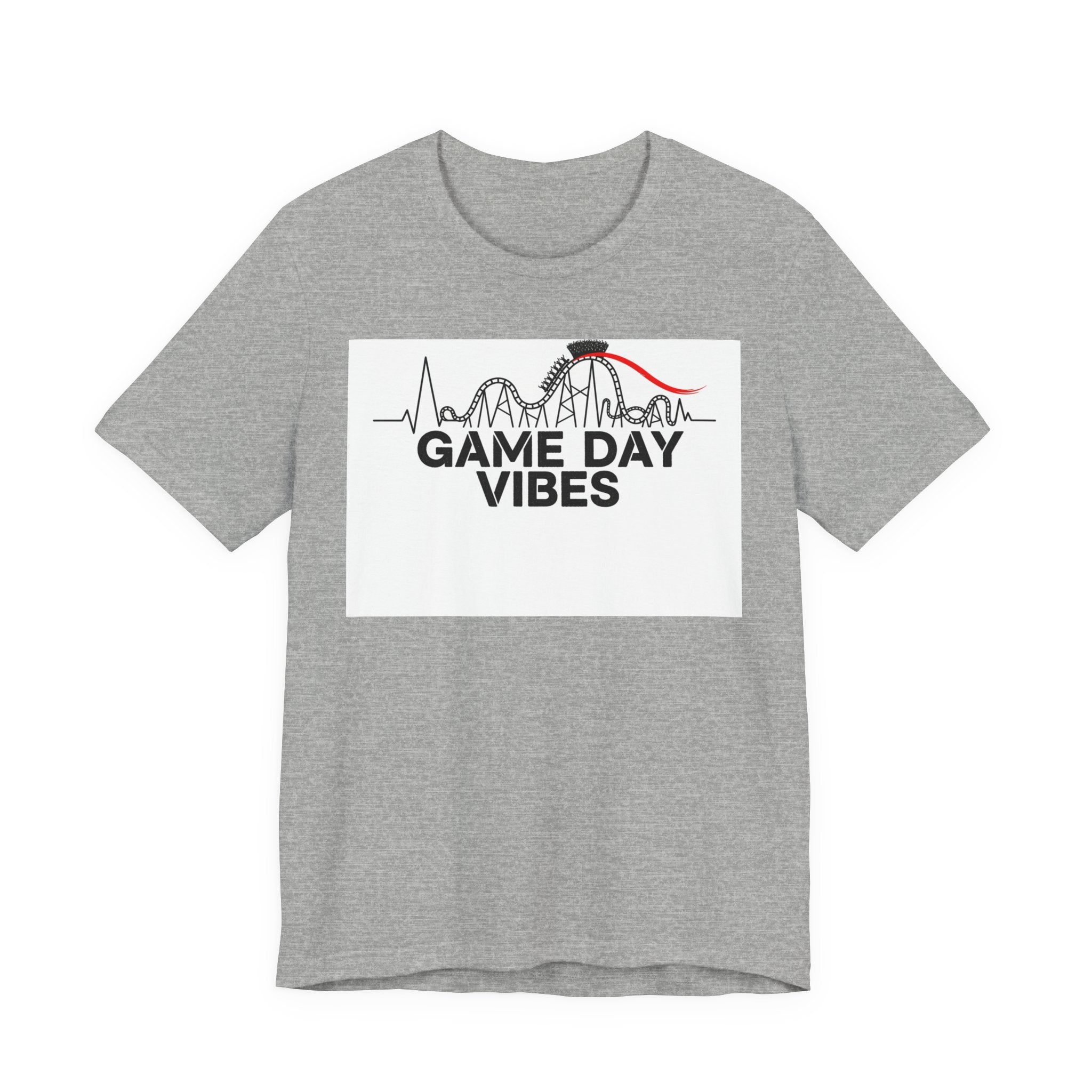 Game Day Vibes Tee | sports fan shirt, game day shirt, rollercoaster emotions design