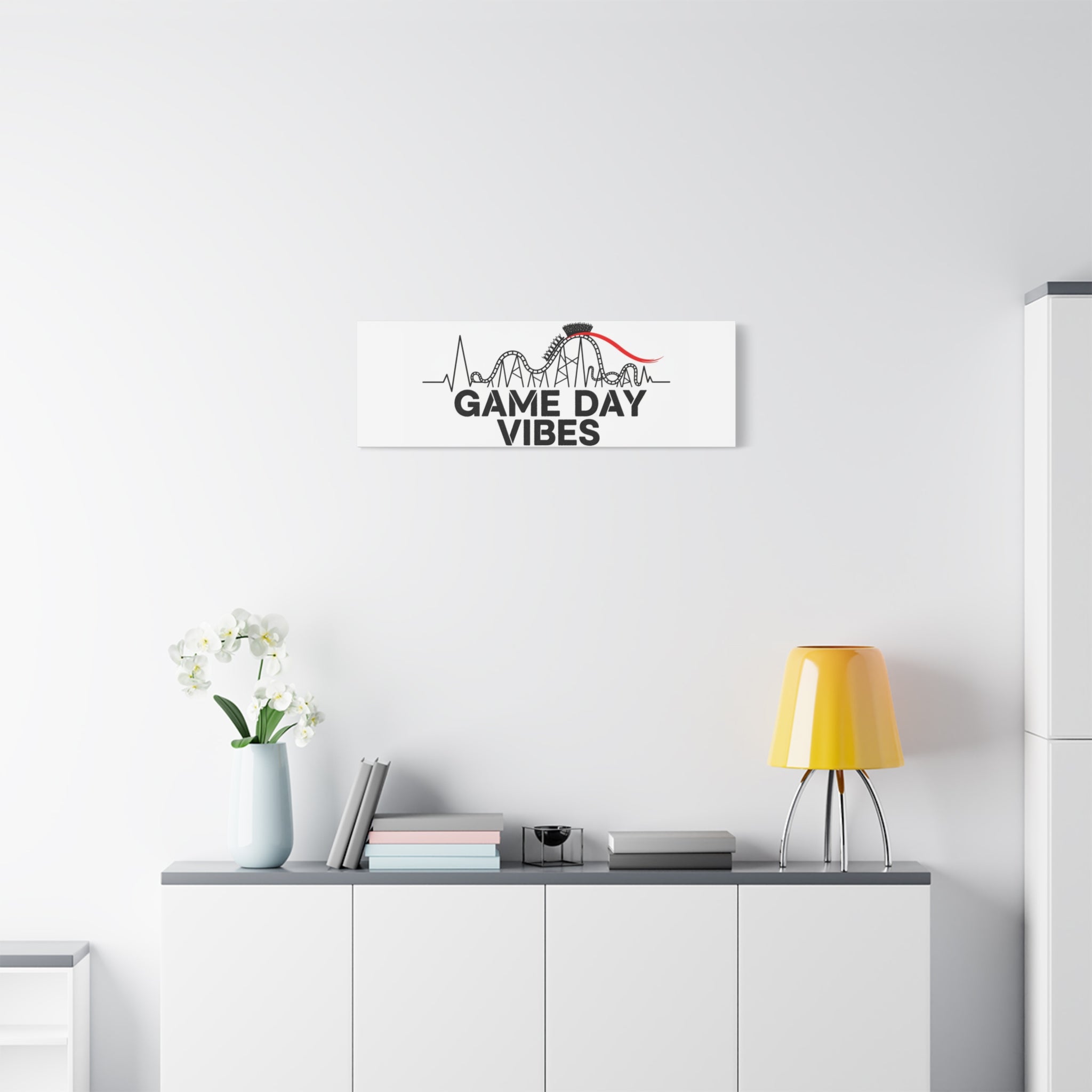 Game Day Vibes Canvas | Sports Fan Rollercoaster, Team Neutral Fan Gear