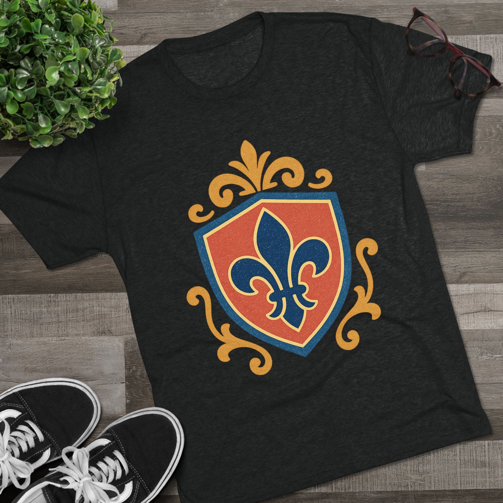 Royal Graphic Unisex Tri-Blend Crew Tee - Bold and Comfortable Casual Wear