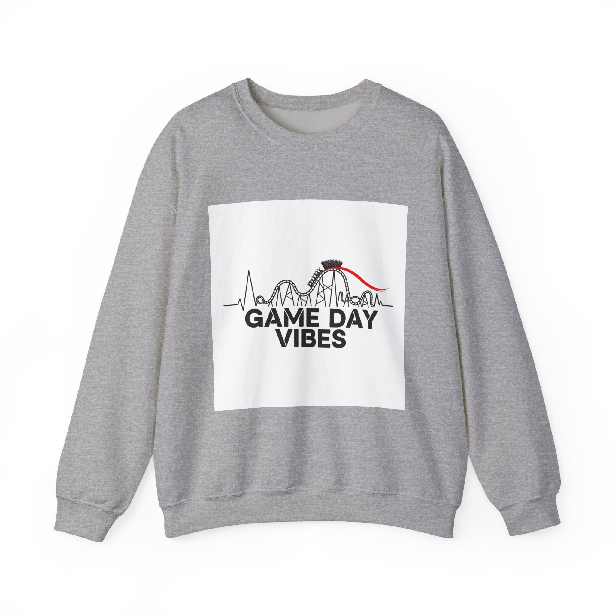 Game Day Vibes Crewneck, sports fan shirt | rollercoaster emotions design