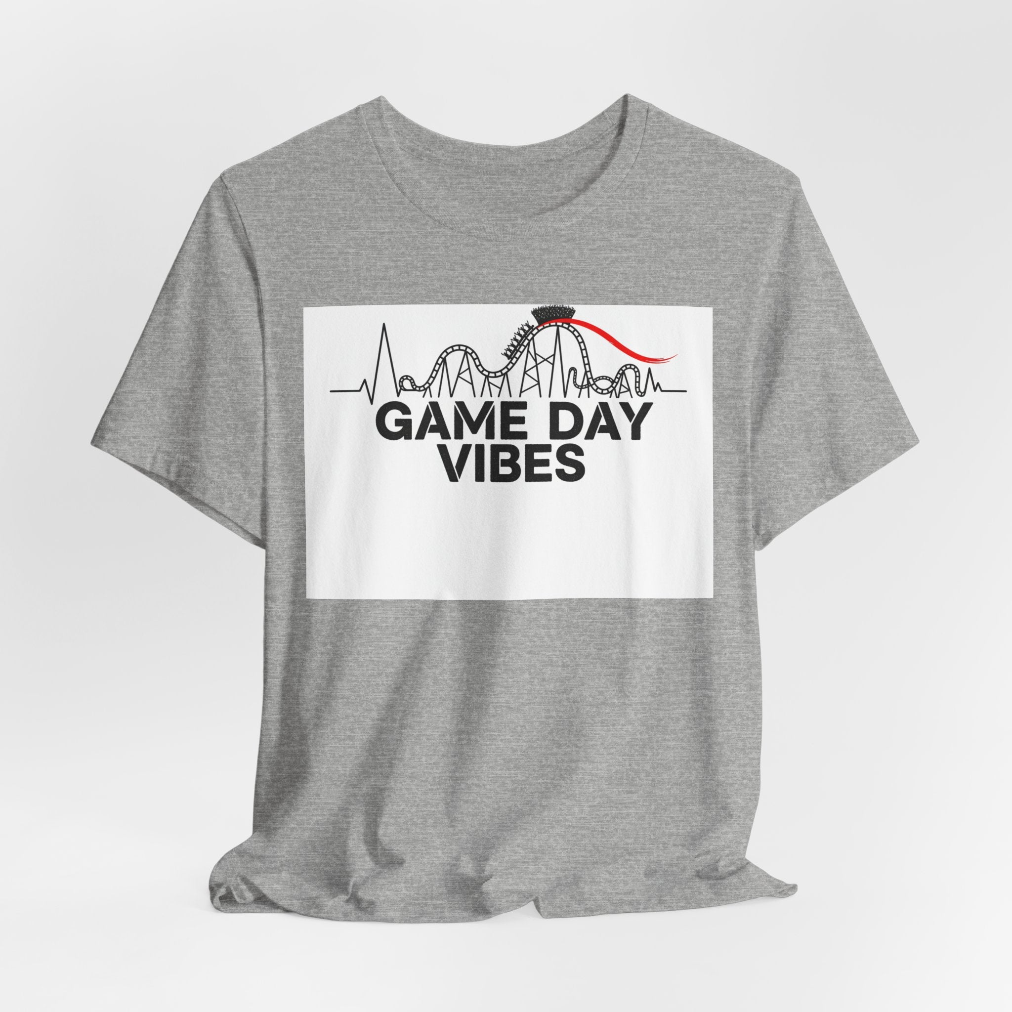 Game Day Vibes Tee | sports fan shirt, game day shirt, rollercoaster emotions design