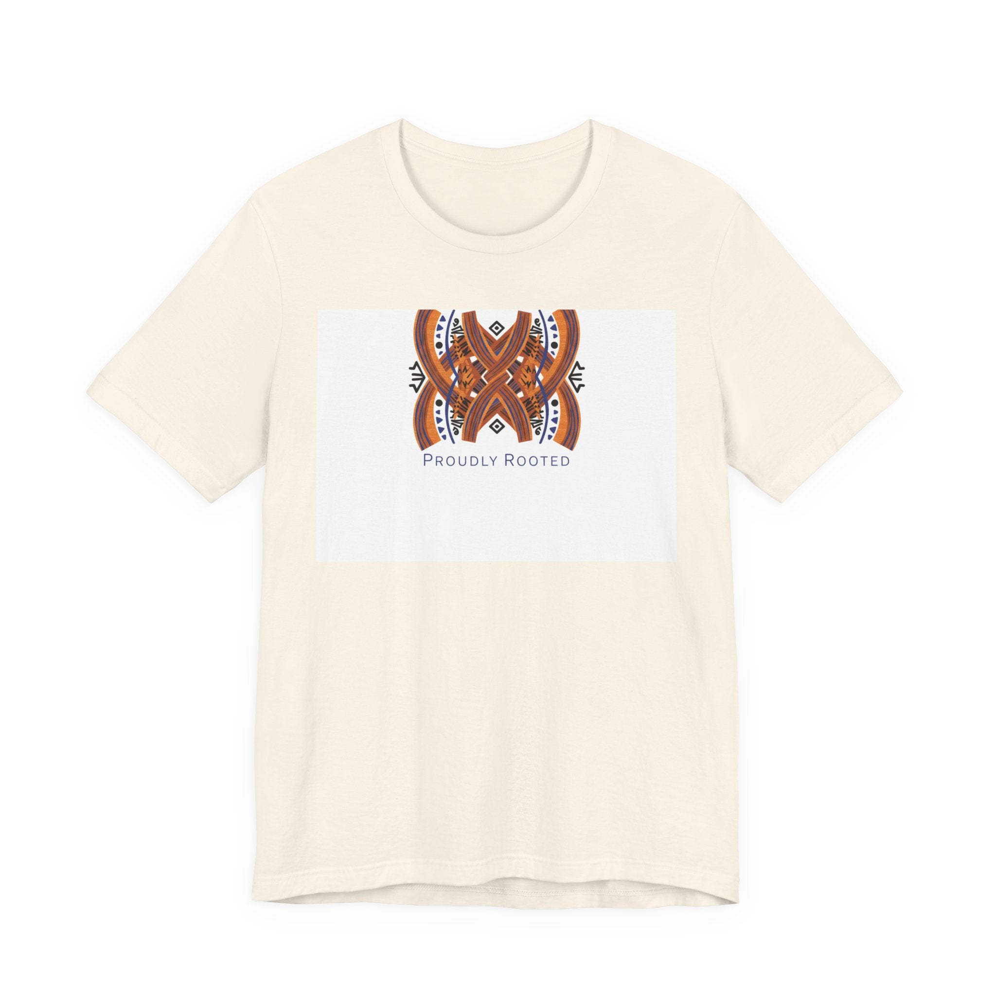 Mudcloth Inspired 'Proudly Rooted' Tee | African Print Shirt, Boho Tribal Pattern