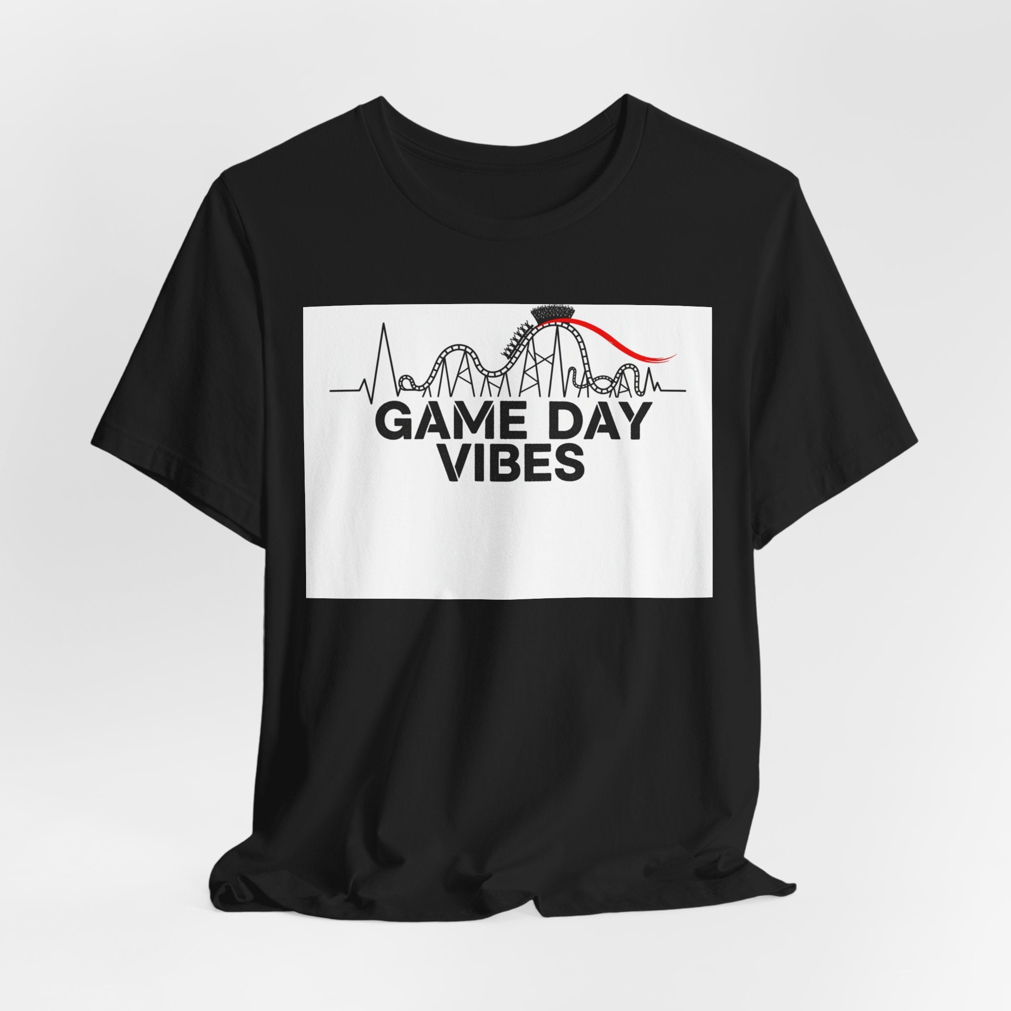 Game Day Vibes Tee | sports fan shirt, game day shirt, rollercoaster emotions design