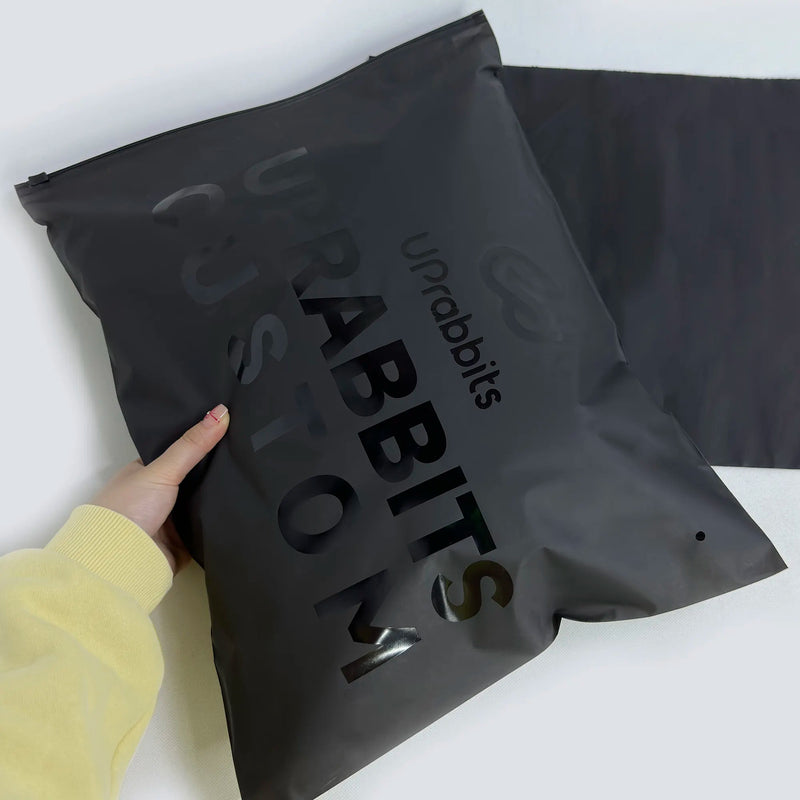 Biodegradable Frosted Poly Bag for Clothing | Custom Printing Eco-Friendly Garment Packaging