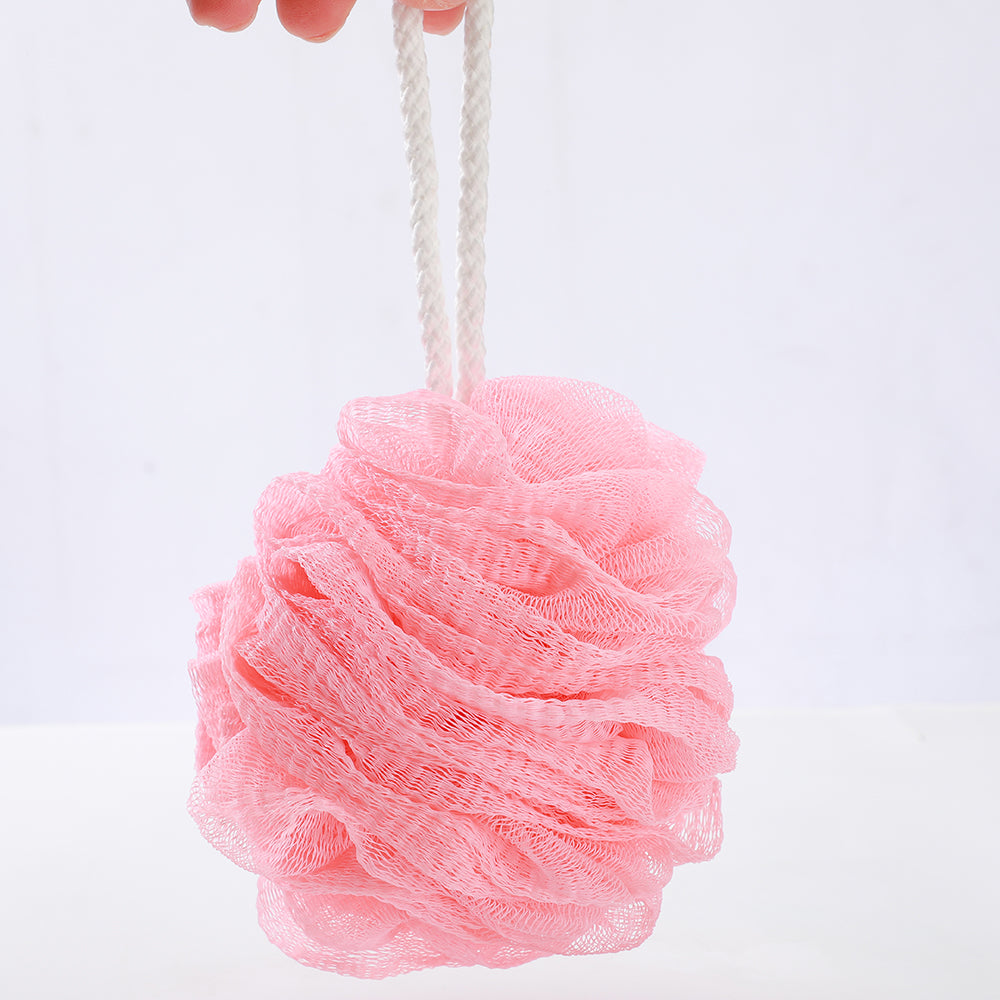 Exfoliating Mesh Bath Loofah Pouf Ball | Body Shower Scrubber Sponge