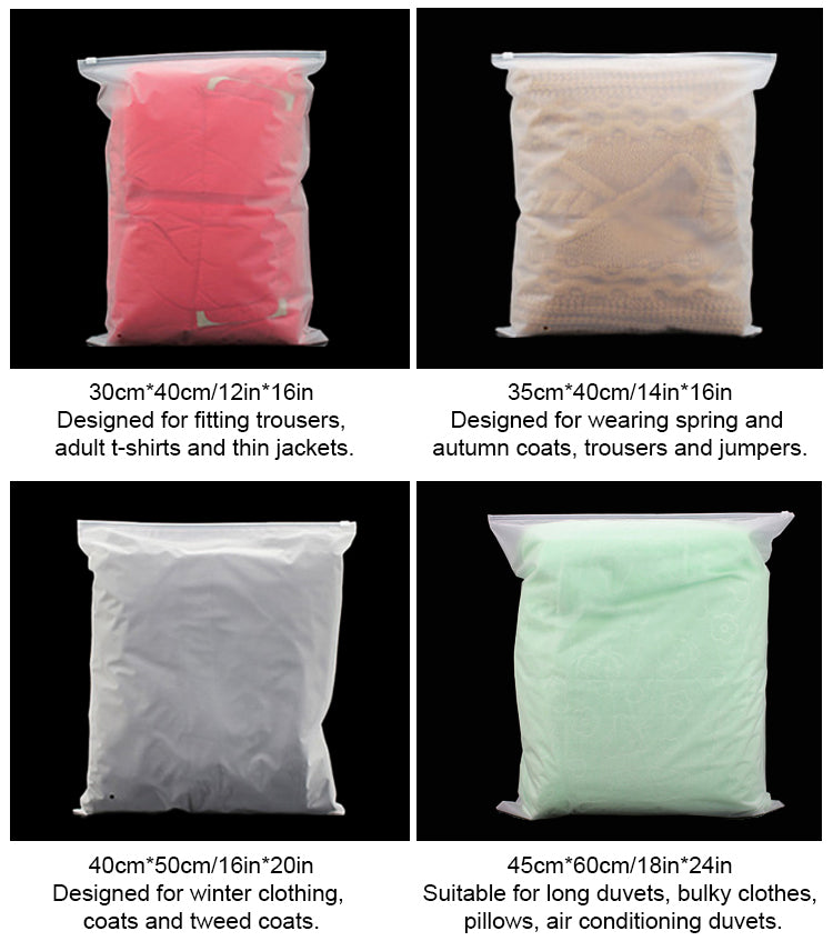 Biodegradable Frosted Poly Bag for Clothing | Custom Printing Eco-Friendly Garment Packaging