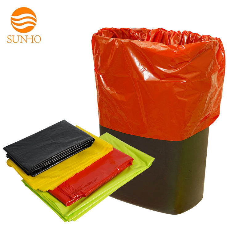 Biodegradable Black Industrial Trash Bags on Rolls | 8 to 95 Gallon Outdoor Refuse Sacks